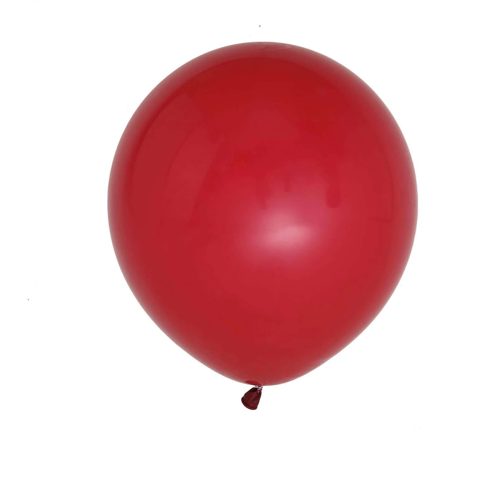 10 Pack Matte Pastel Burgundy Helium or Air Latex Party Balloons 18" - Image 7