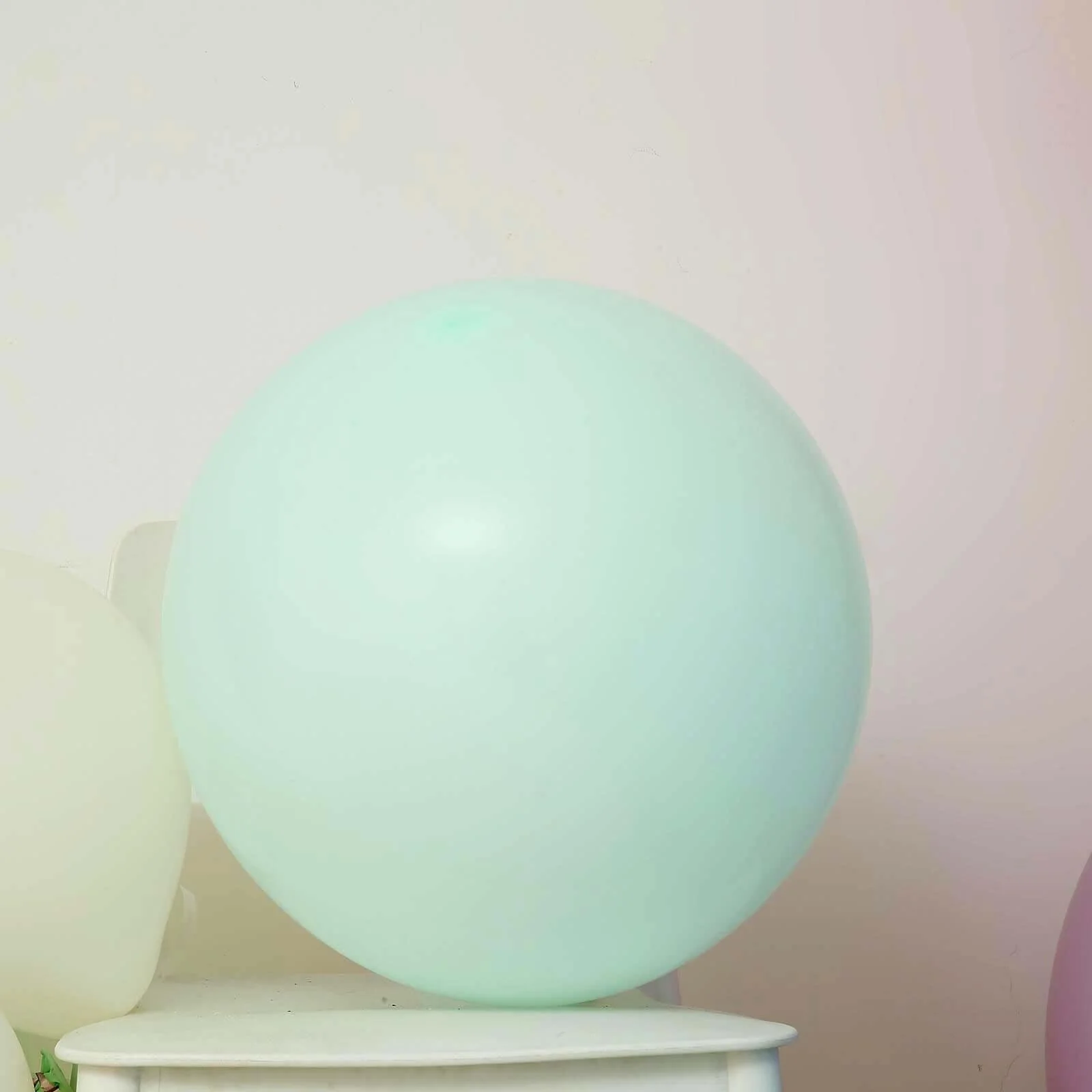 10 Pack Matte Pastel Seafoam Helium or Air Latex Party Balloons 18" - Image 12