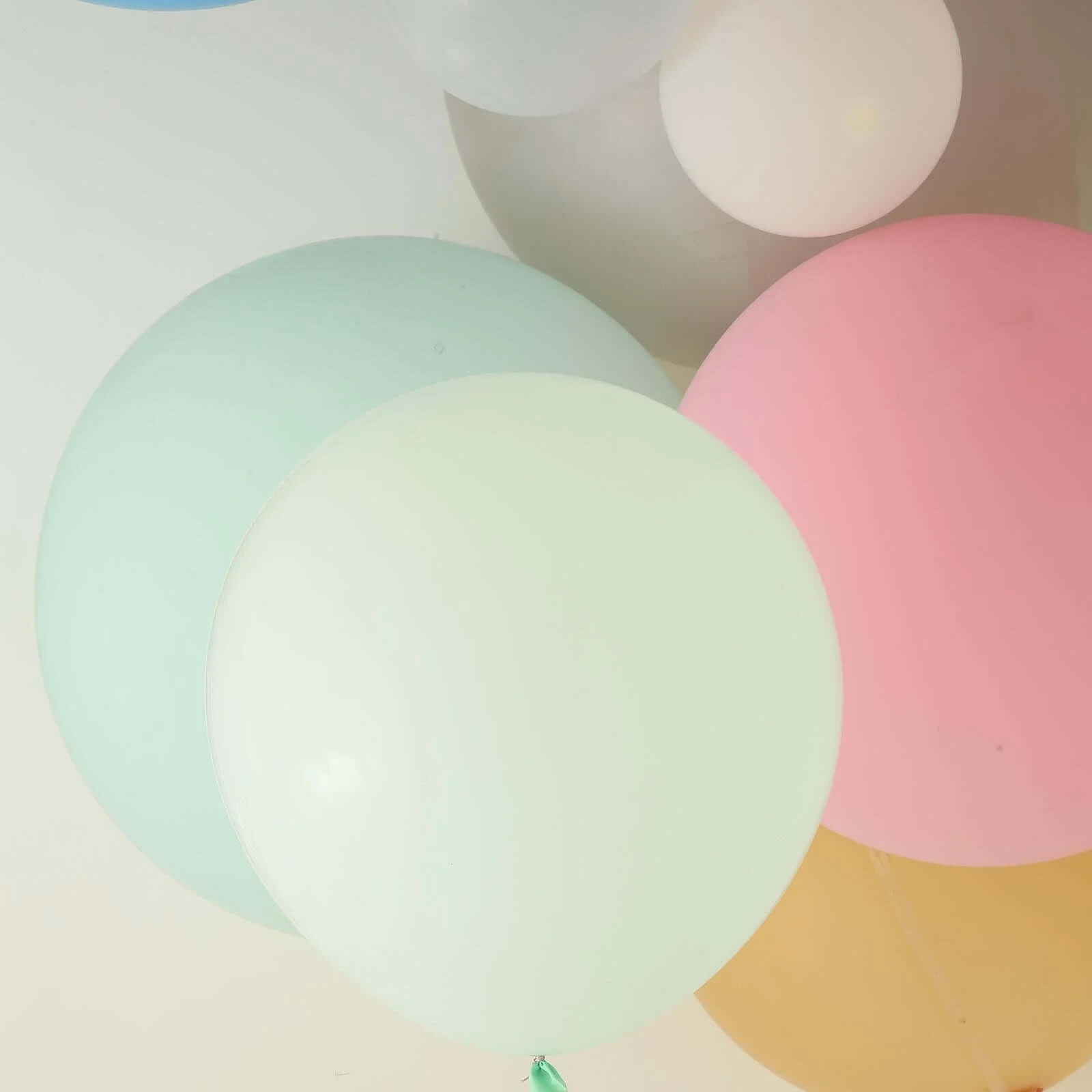 10 Pack Matte Pastel Seafoam Helium or Air Latex Party Balloons 18" - Image 14