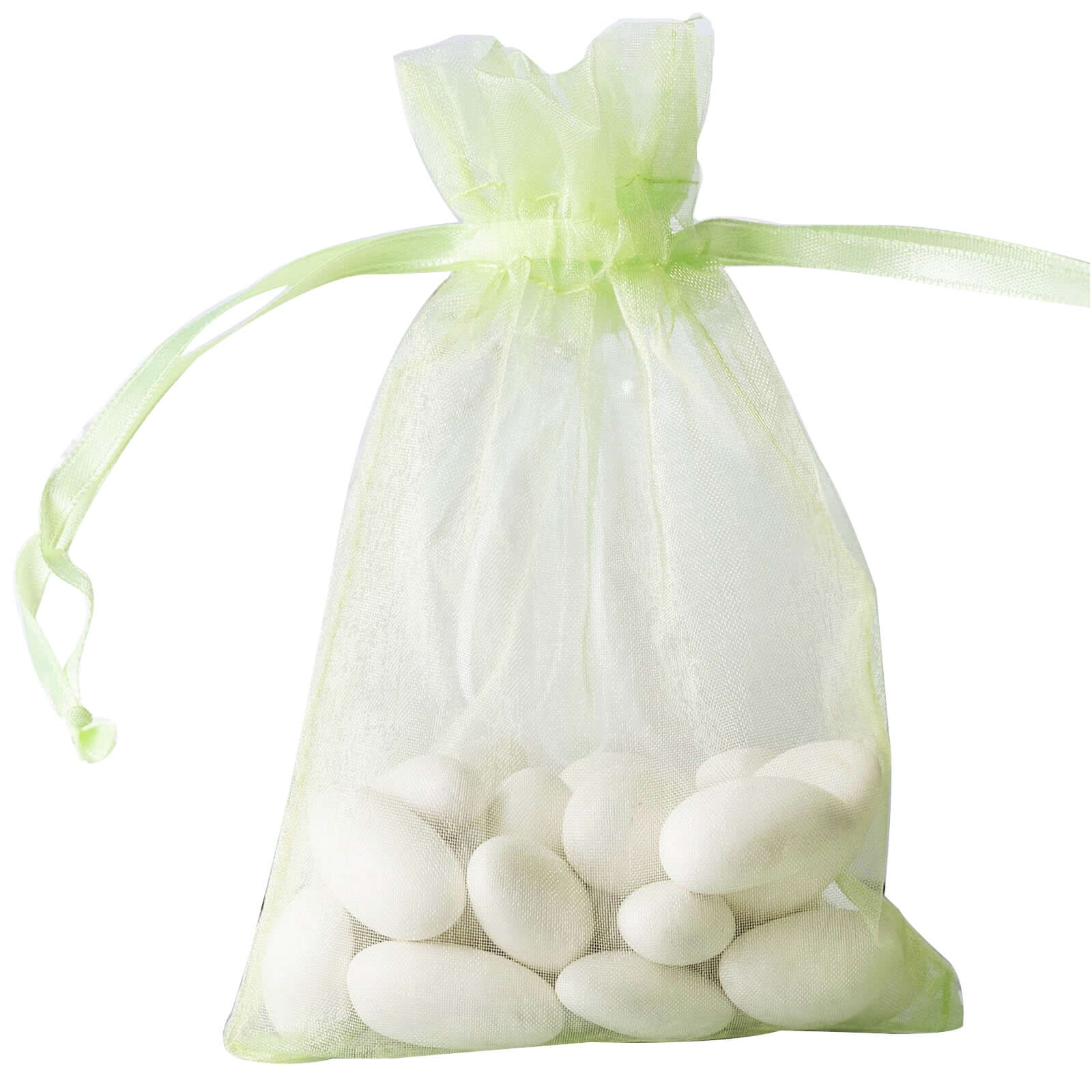 10 Pack Mint Organza Drawstring Wedding Party Favor Gift Bags 4"x6" - Image 6