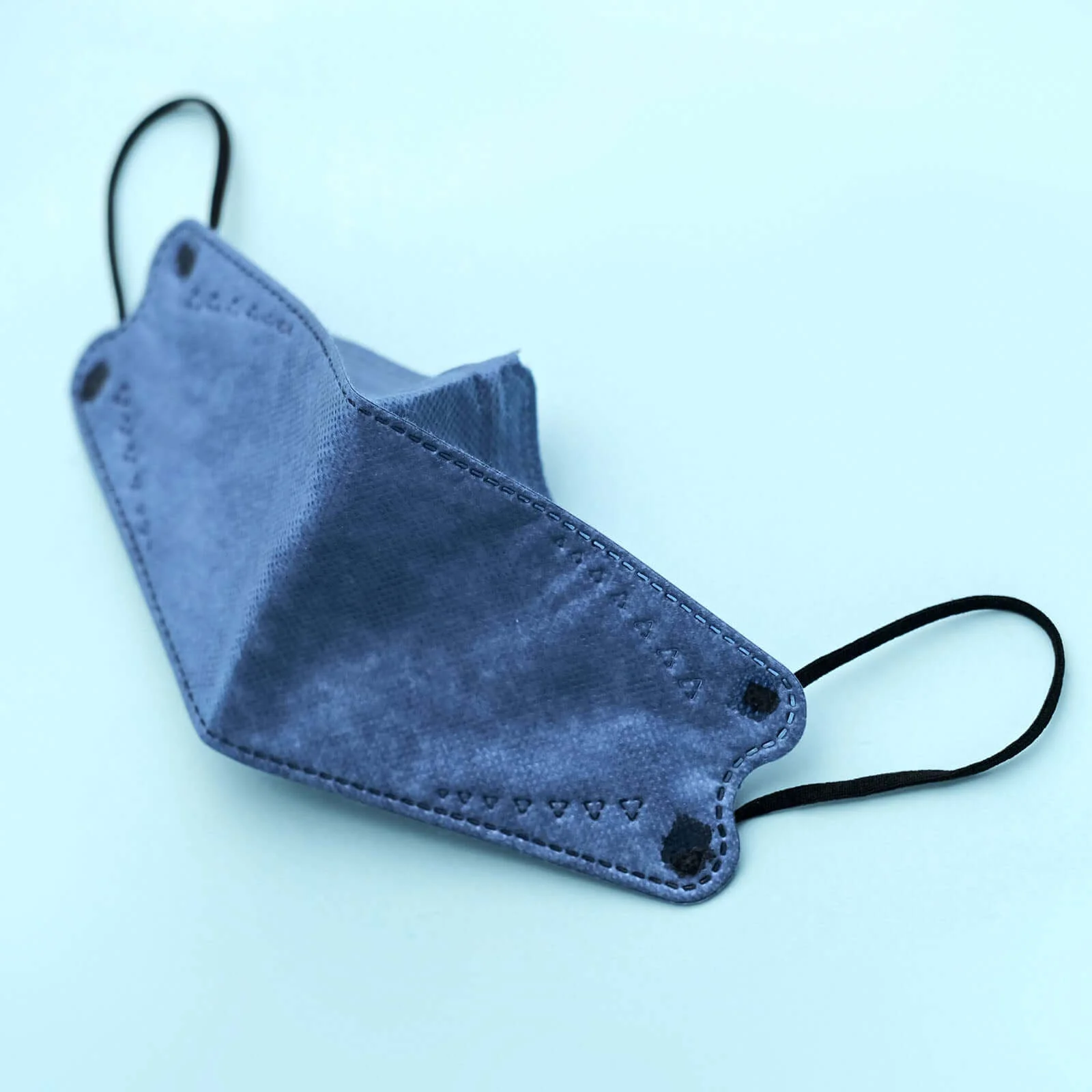 10 Pack Denim Blue Breathable KF94 Face Mask, 3D Fish-Design Mouth Shields for Adult, 4-Layer Protective Face Masks with Adjustable Nose Clip - Image 12