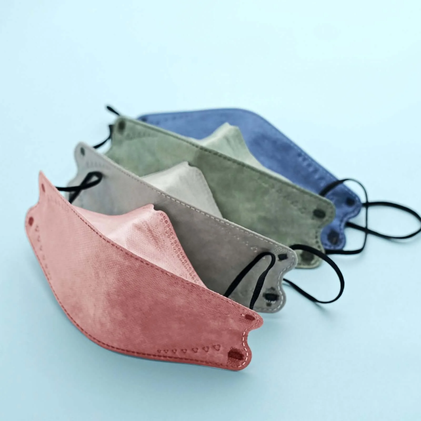 10 Pack Dusty Rose Breathable KF94 Face Mask, 3D Fish-Design Mouth Shields for Adult, 4-Layer Protective Face Masks with Adjustable Nose Clip - Image 14