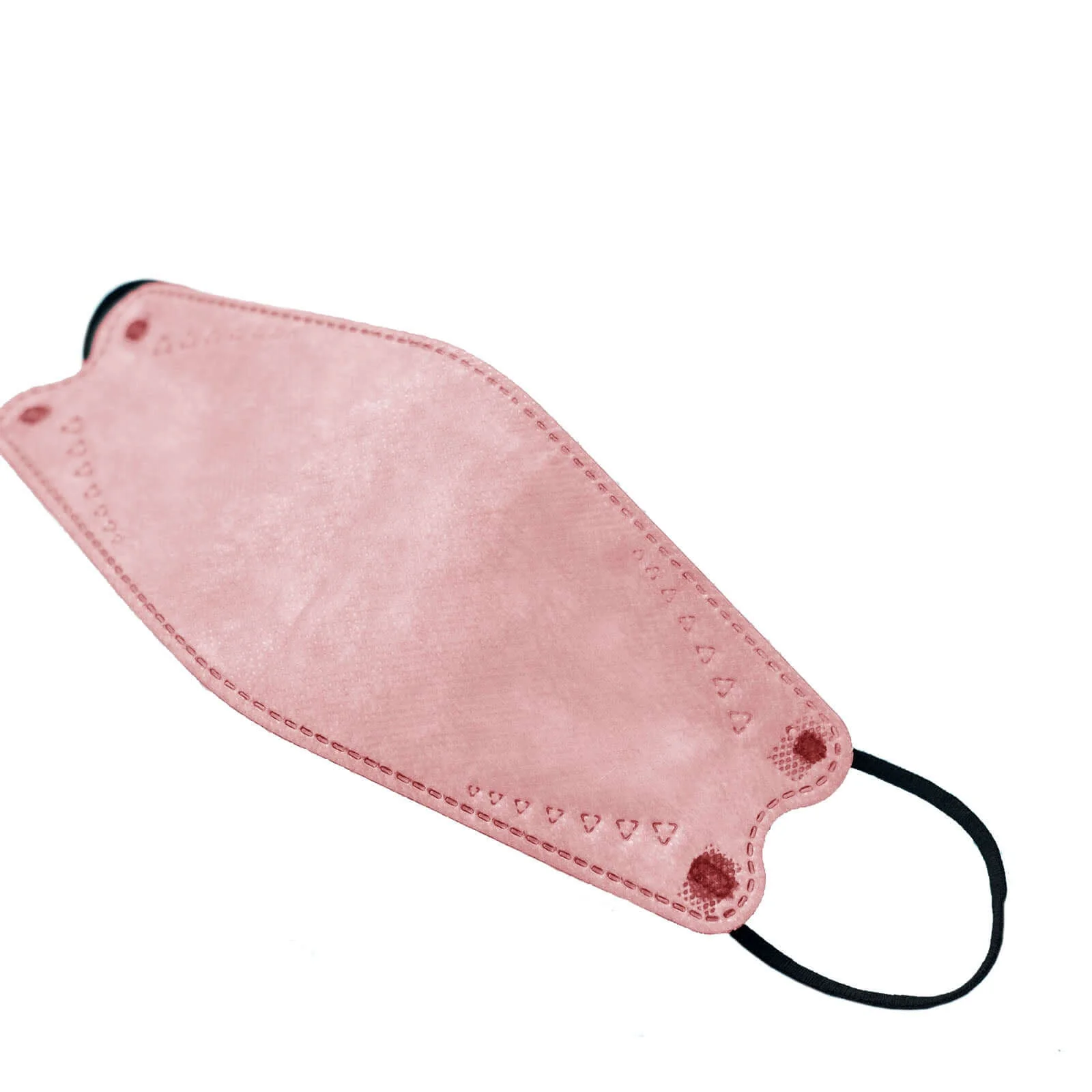 10 Pack Dusty Rose Breathable KF94 Face Mask, 3D Fish-Design Mouth Shields for Adult, 4-Layer Protective Face Masks with Adjustable Nose Clip - Image 6