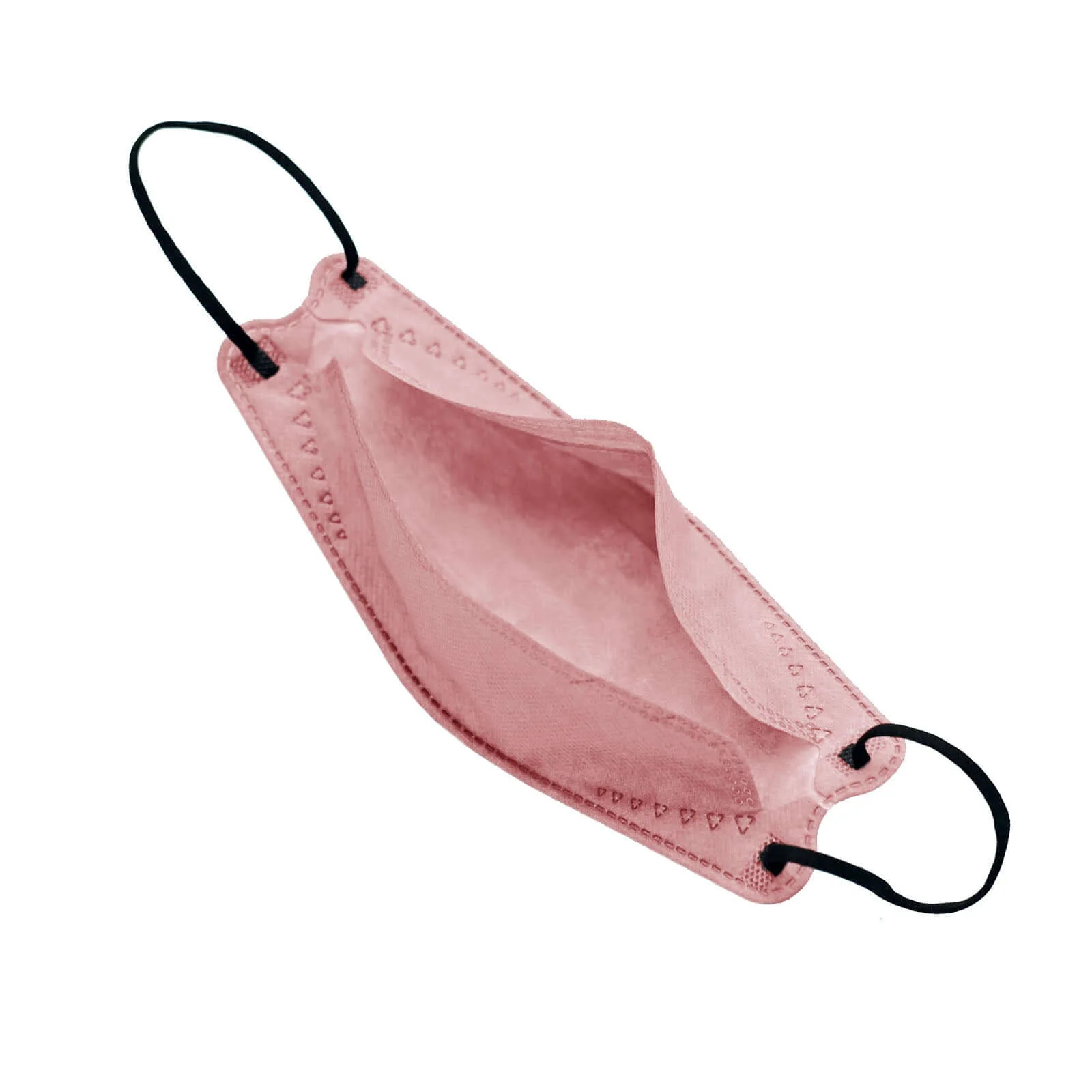 10 Pack Dusty Rose Breathable KF94 Face Mask, 3D Fish-Design Mouth Shields for Adult, 4-Layer Protective Face Masks with Adjustable Nose Clip - Image 7