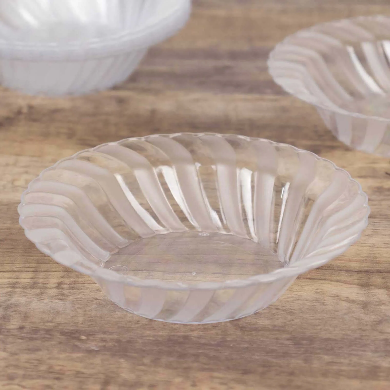 10-Pack Hard Plastic Fruit Bowls 5oz Clear Flared Design - Disposable Ice Cream and Yogurt Bowls - Image 6