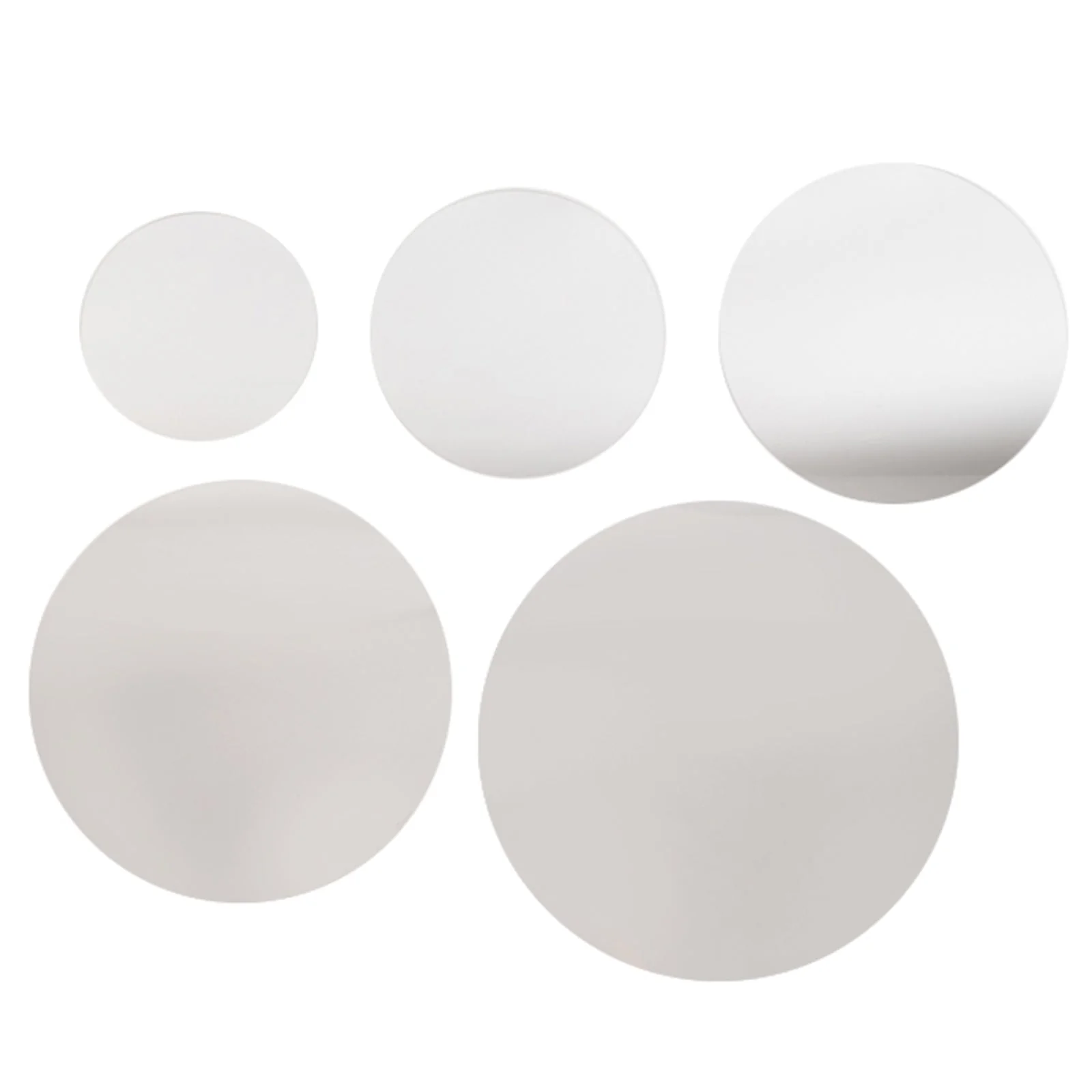 10-Pack Large Acrylic Mirror Tray 16" Round Silver Circle Candle Plate - Decorative Centerpiece Bases - Image 12