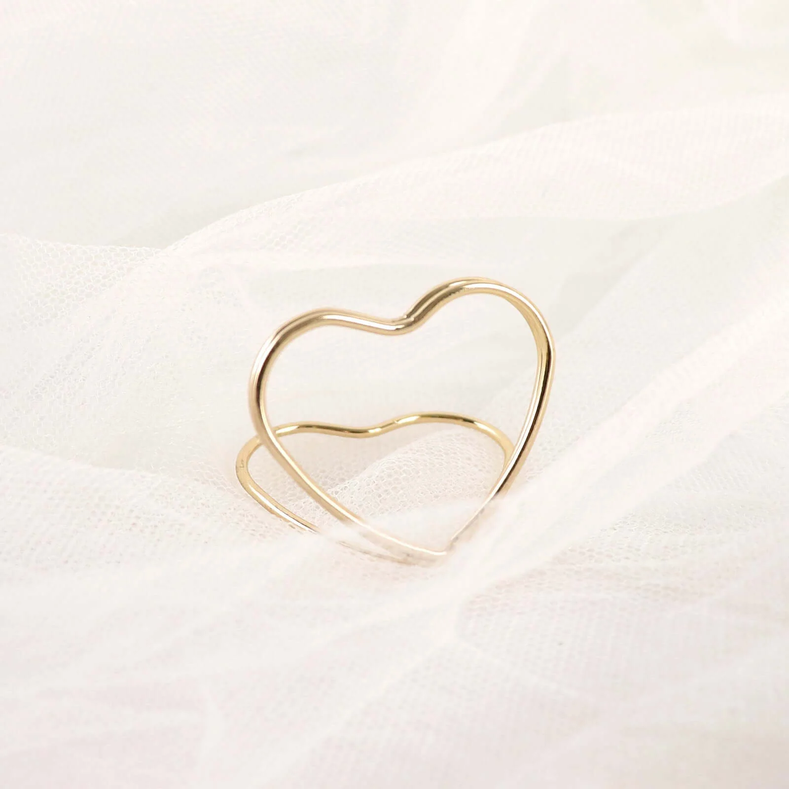 10-Pack Metal Card Holder Stands 1" Double Heart Design Gold - Table Number Stands and Wedding Place Card Menu Clips - Image 6