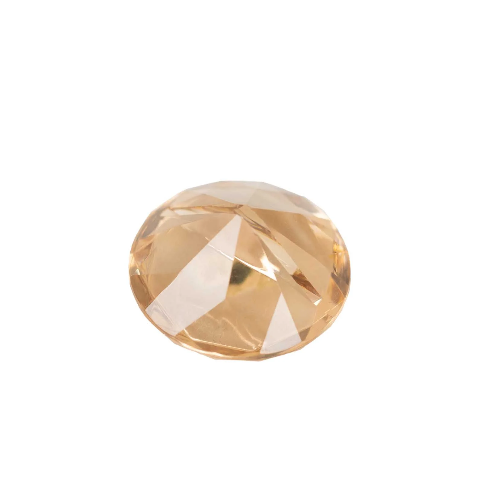 10-Pack Plastic Card Holder Stands 1.75" Diamond Shaped Design Amber Crystal - Wedding Table Place Card Decorations - Image 12