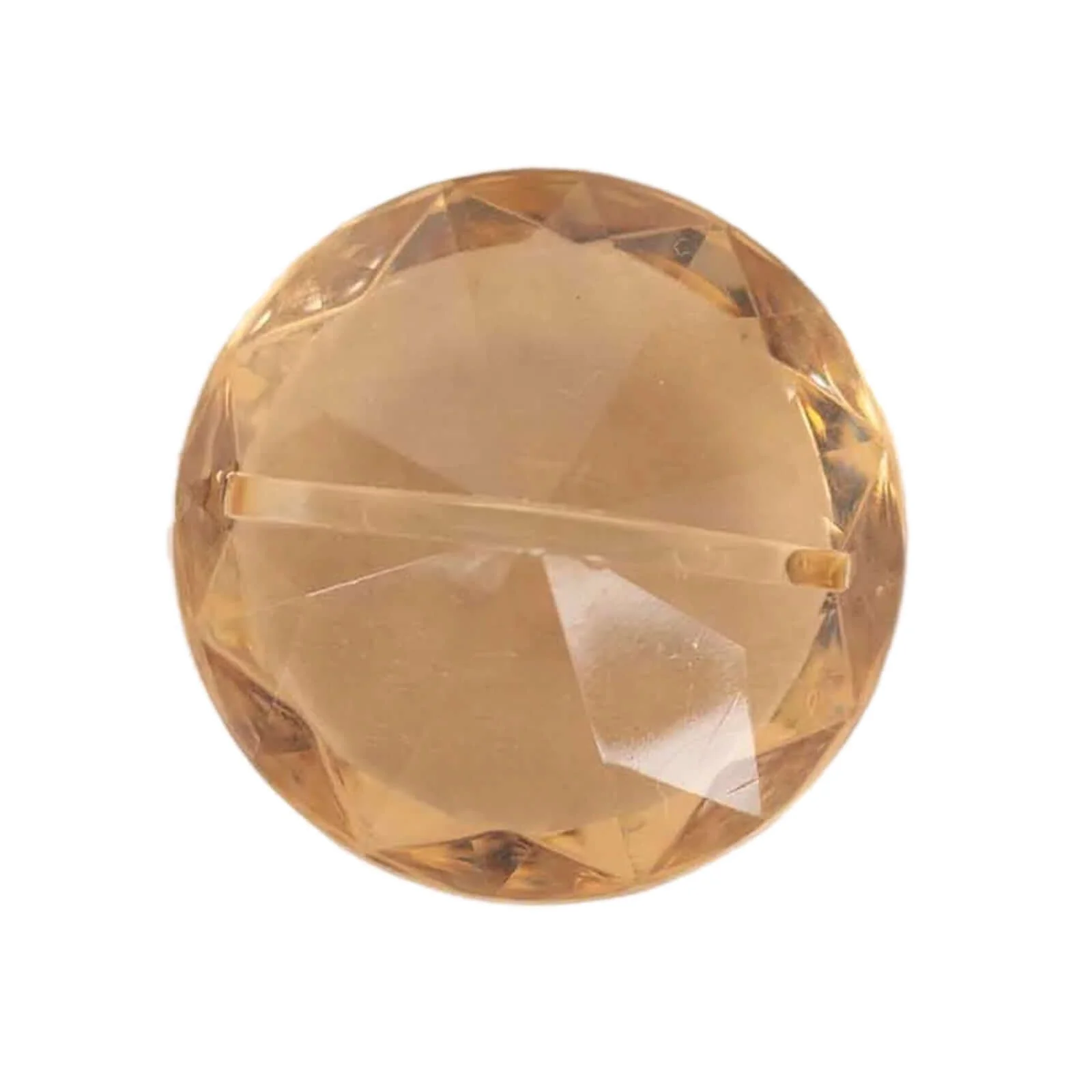 10-Pack Plastic Card Holder Stands 1.75" Diamond Shaped Design Amber Crystal - Wedding Table Place Card Decorations - Image 7