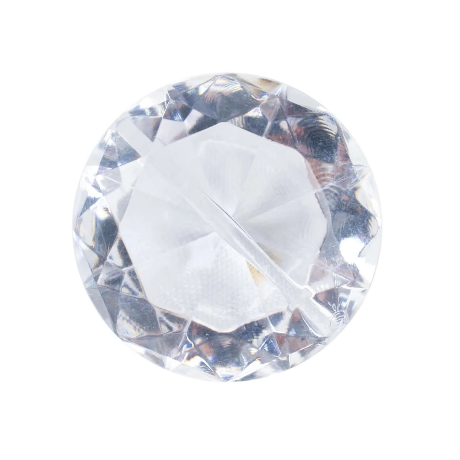 10-Pack Plastic Card Holder Stands 1.75" Diamond Shaped Design Clear Crystal - Wedding Table Place Card Decorations - Image 7