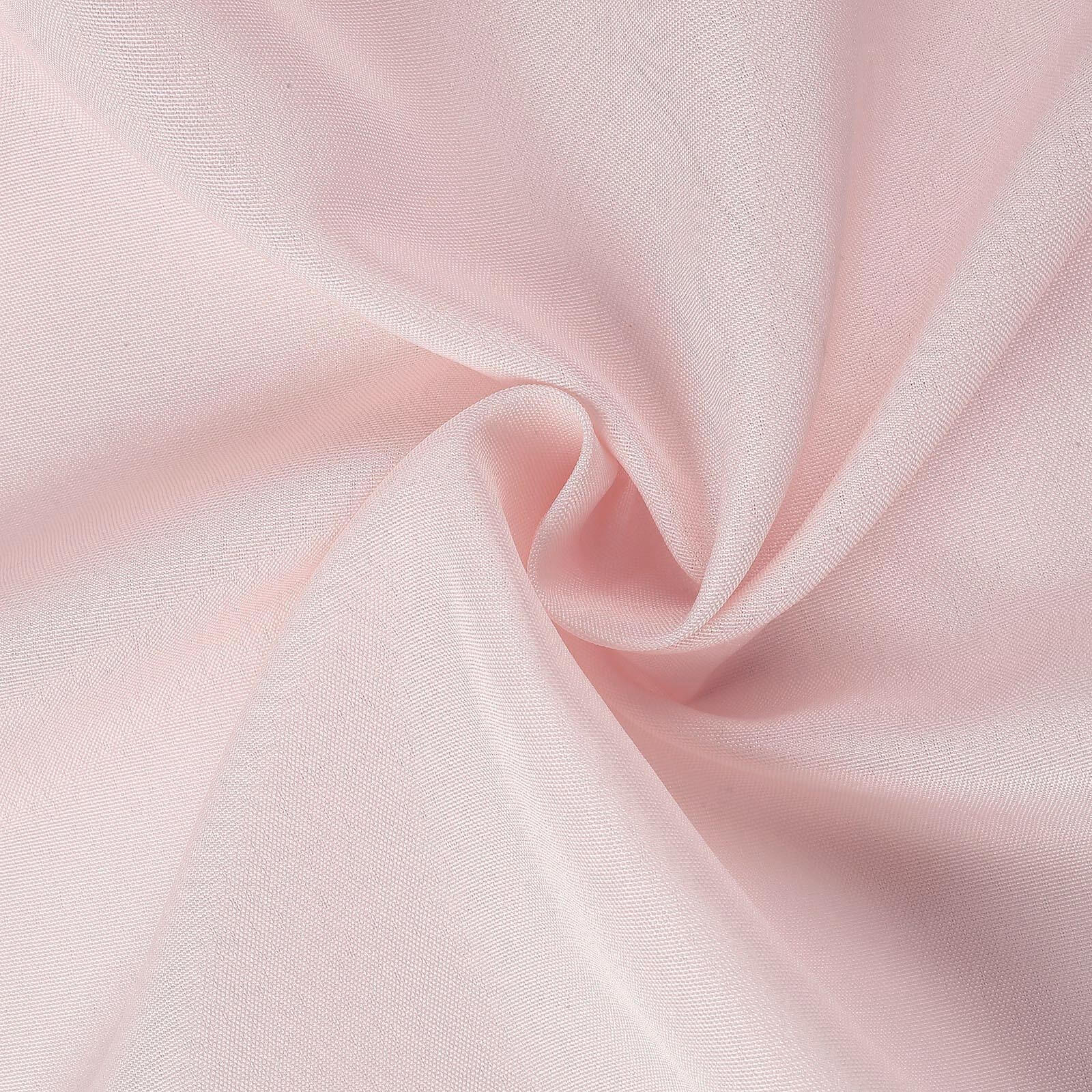 10 Pack Polyester Banquet Chair Covers Blush - Reusable Stain-Resistant Slipcovers - Image 8