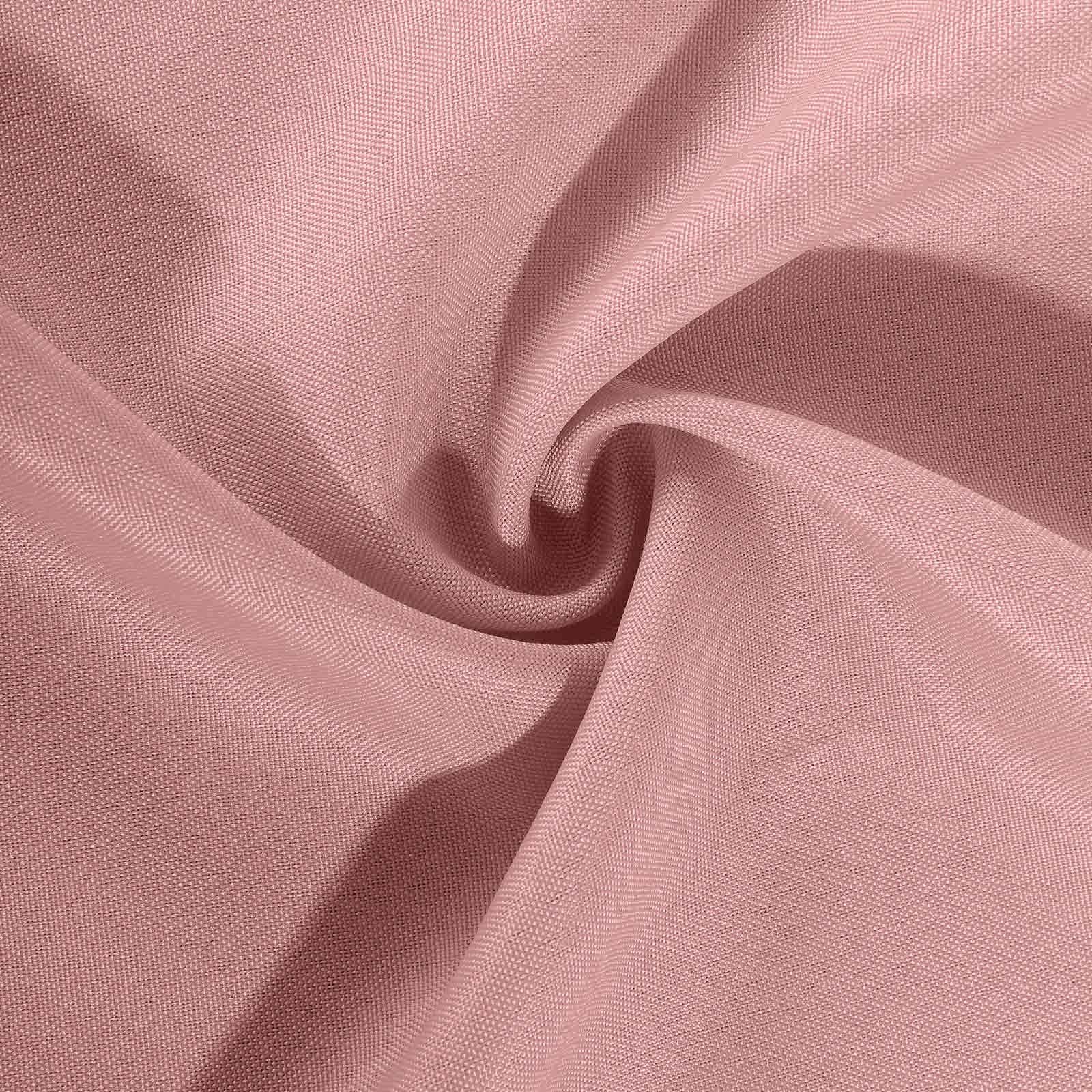 10 Pack Polyester Folding Chair Covers Dusty Rose - Reusable Stain-Resistant Slipcovers - Image 10