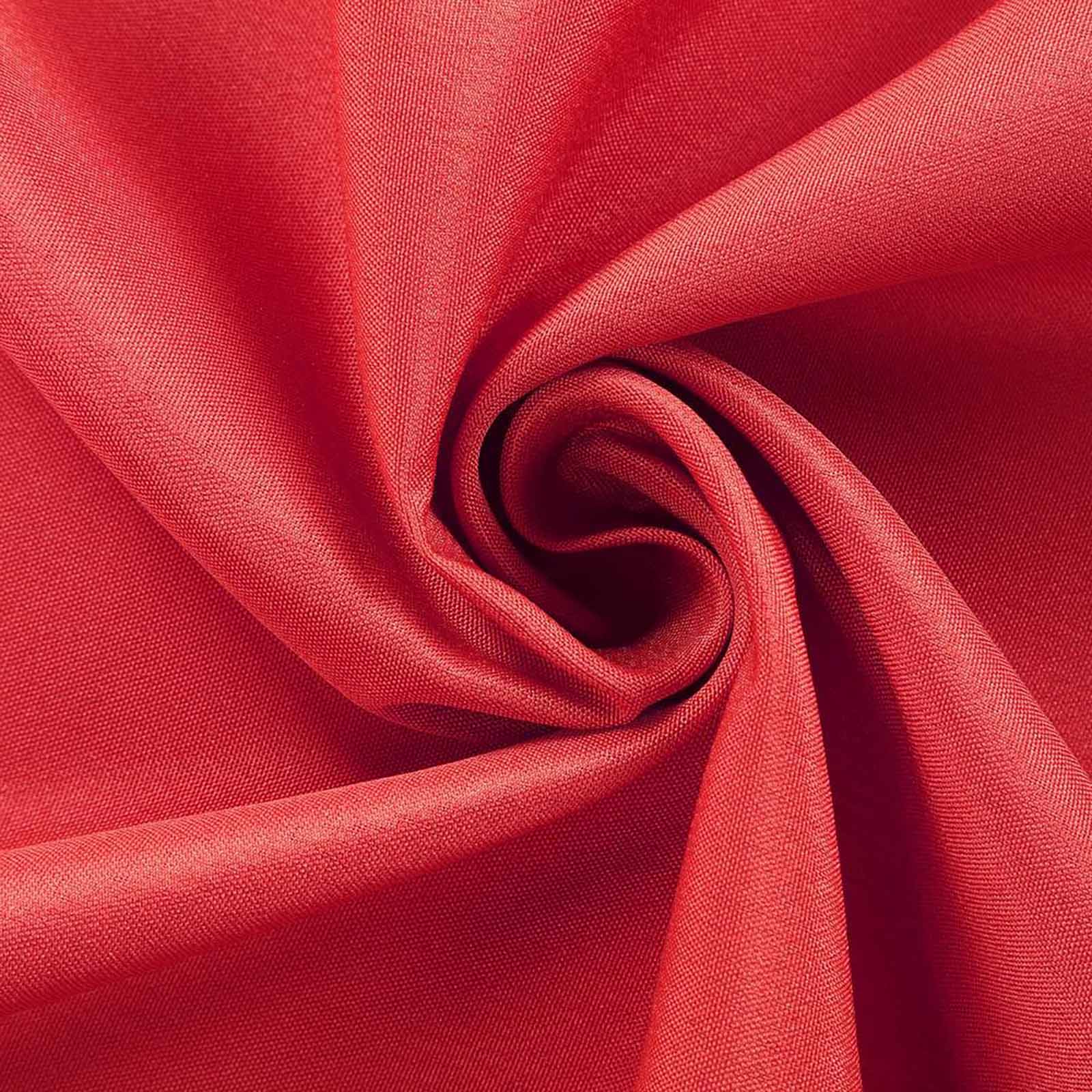 10 Pack Polyester Folding Chair Covers Red - Reusable Stain-Resistant Slipcovers - Image 16