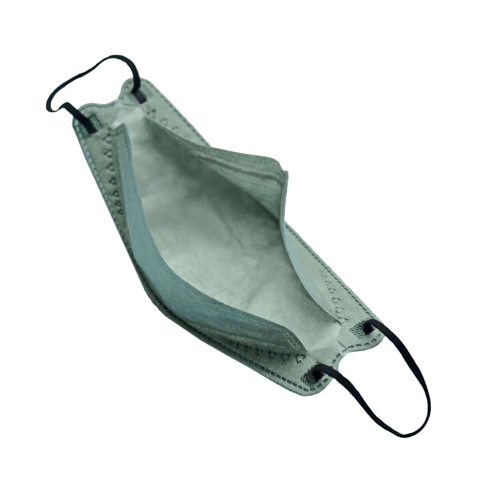 10 Pack Sage Green Breathable KF94 Face Mask, 3D Fish-Design Mouth Shields for Adult, 4-Layer Protective Face Masks with Adjustable Nose Clip - Image 7