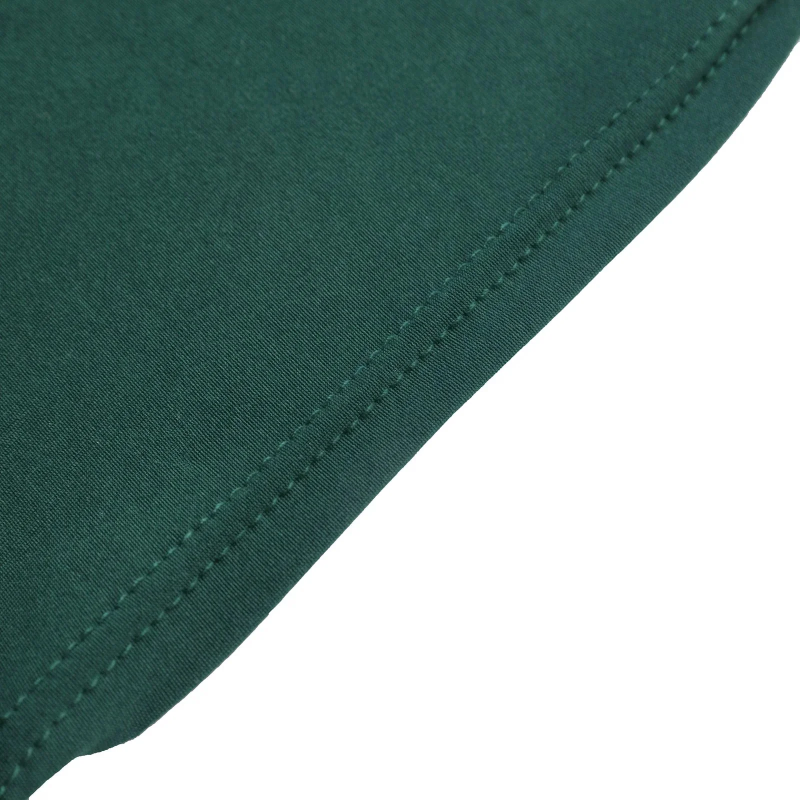 10 Pack Spandex Fitted Banquet Chair Covers Hunter Emerald Green - Reusable Stretch Slip-On Slipcovers - Image 7