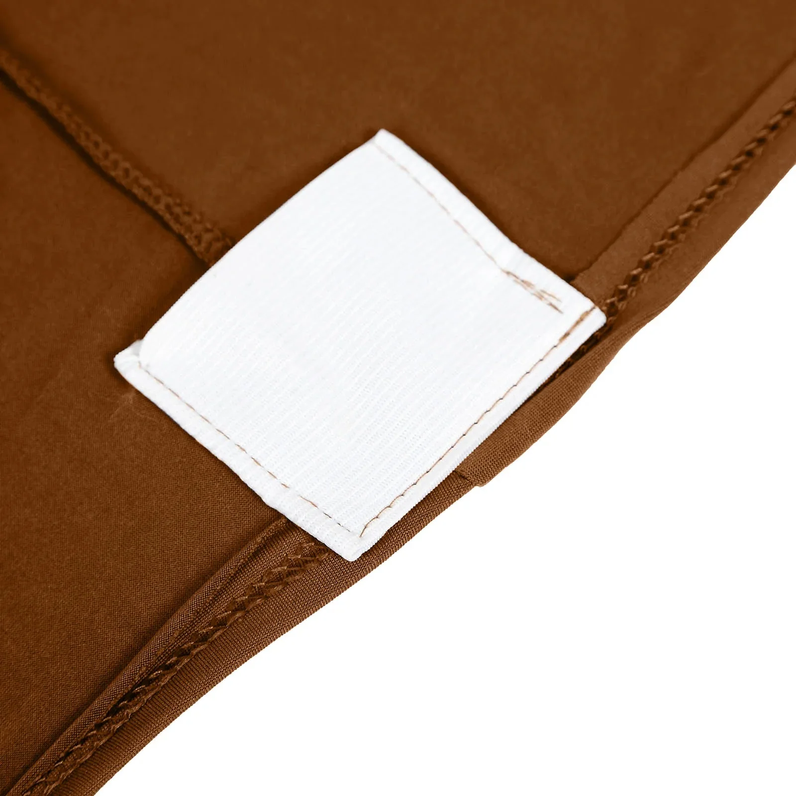 10 Pack Stretch Spandex Folding Chair Covers Cinnamon Brown - 160GSM Superior Durability with a Snug Fit Slipcovers - Image 10