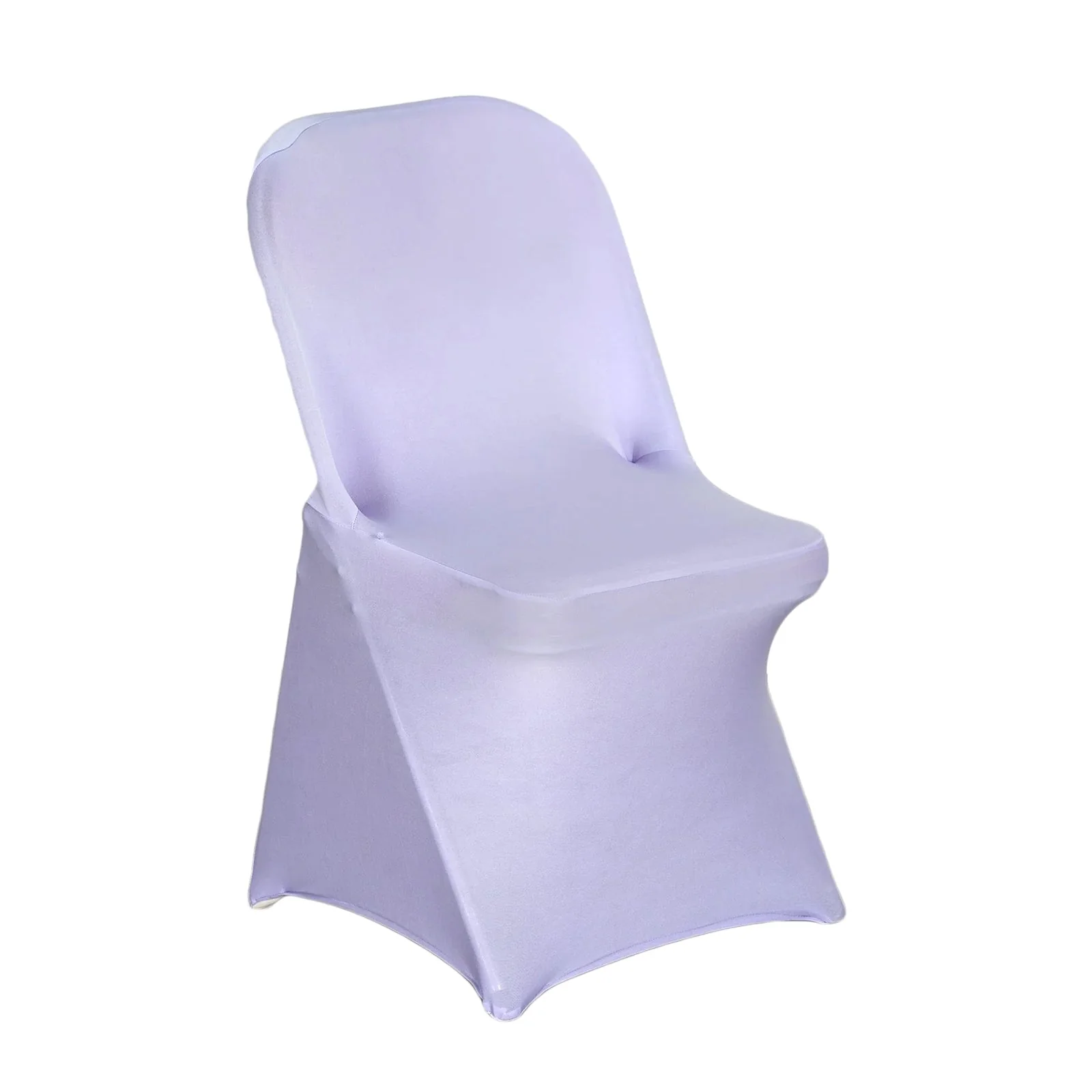 10 Pack Stretch Spandex Folding Chair Covers Lavender Lilac - 160GSM Superior Durability with a Snug Fit Slipcovers - Image 5