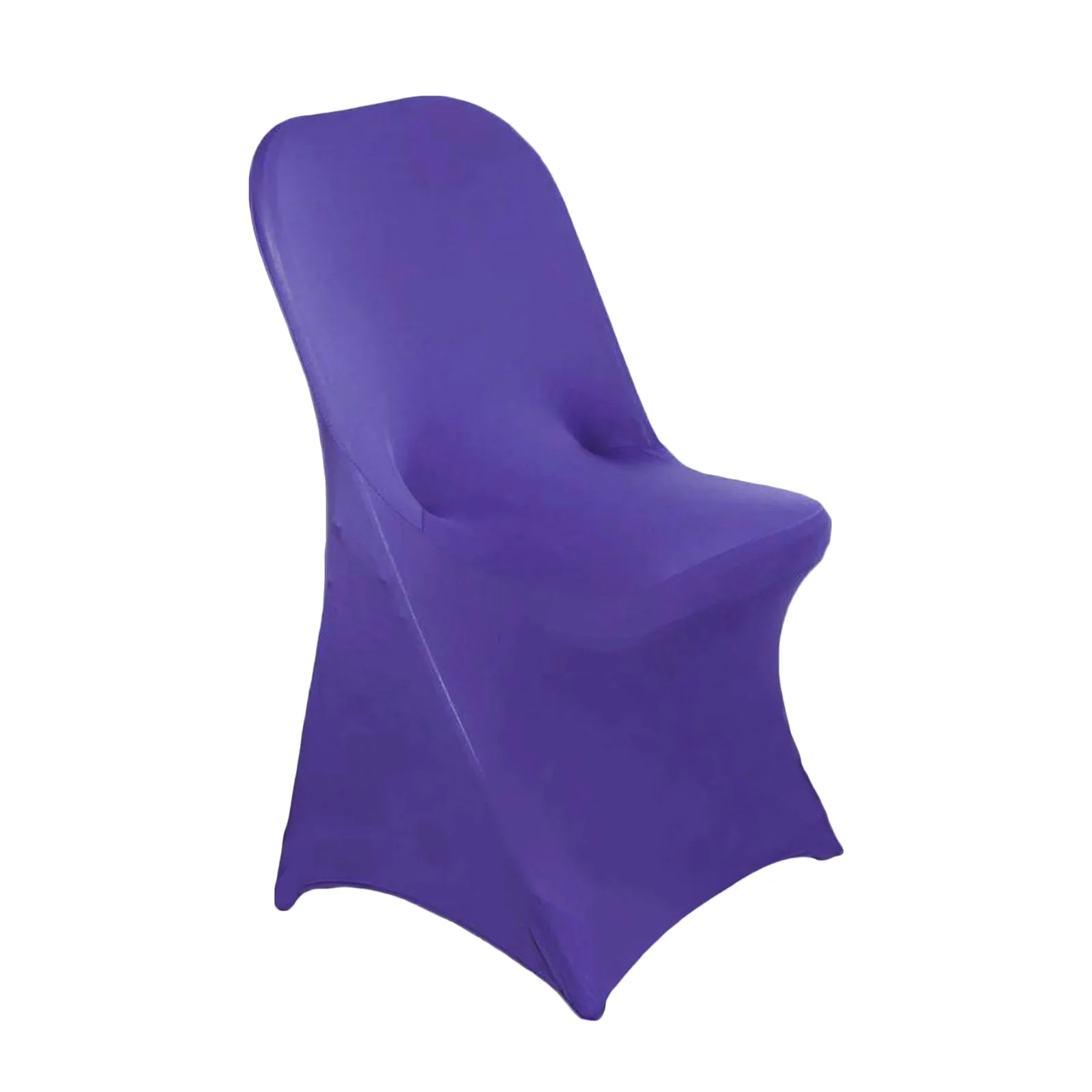 10 Pack Stretch Spandex Folding Chair Covers Purple - 160GSM Superior Durability with a Snug Fit Slipcovers - Image 6