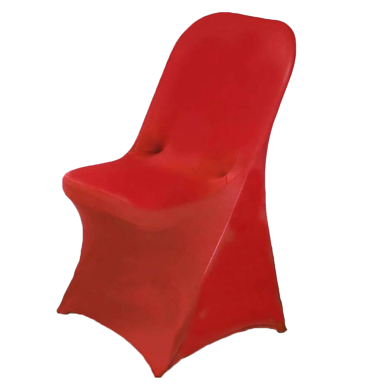 10 Pack Stretch Spandex Folding Chair Covers Red - 160GSM Superior Durability with a Snug Fit Slipcovers - Image 6