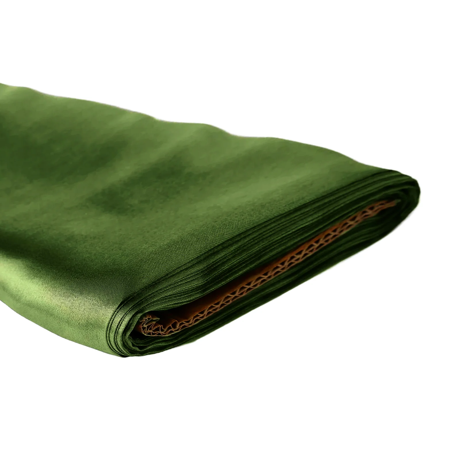 Olive Green Satin Fabric Bolt 10 Yards 54" - Image 7