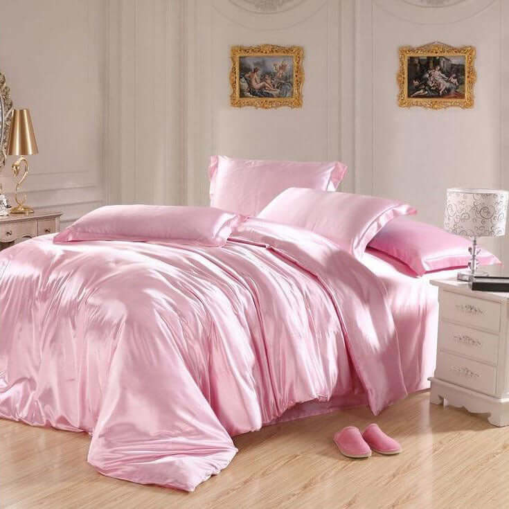 Pink Satin Fabric Bolt 10 Yards 54" - Image 2