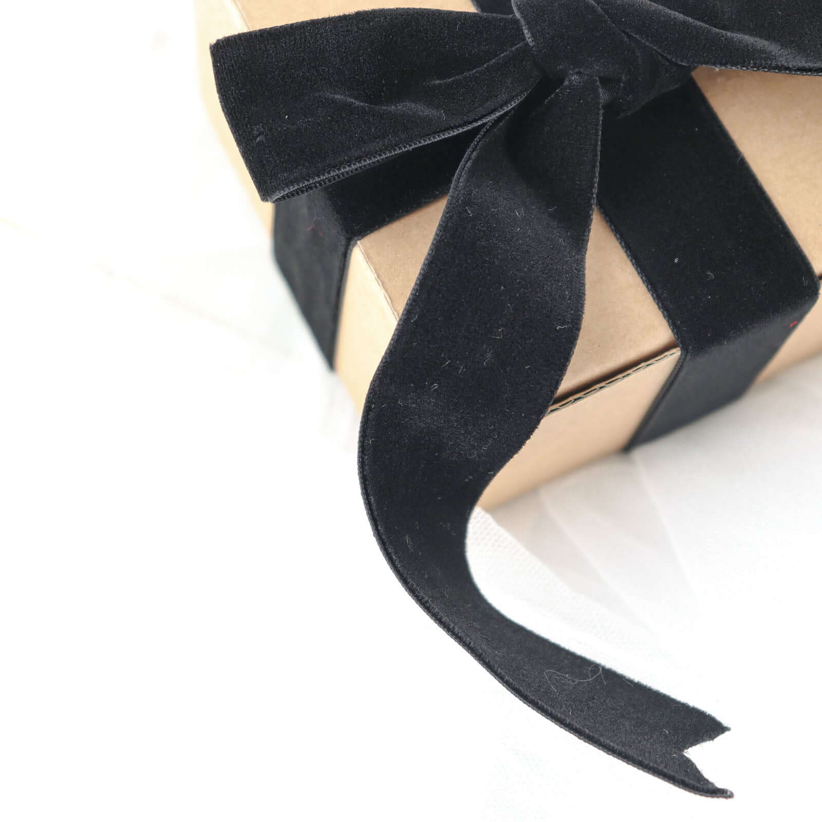 Black Velvet Single Faced Ribbon Spool, DIY Craft Supplies, Velvet and Nylon Ribbon Roll 10 Yards 1" - Image 9