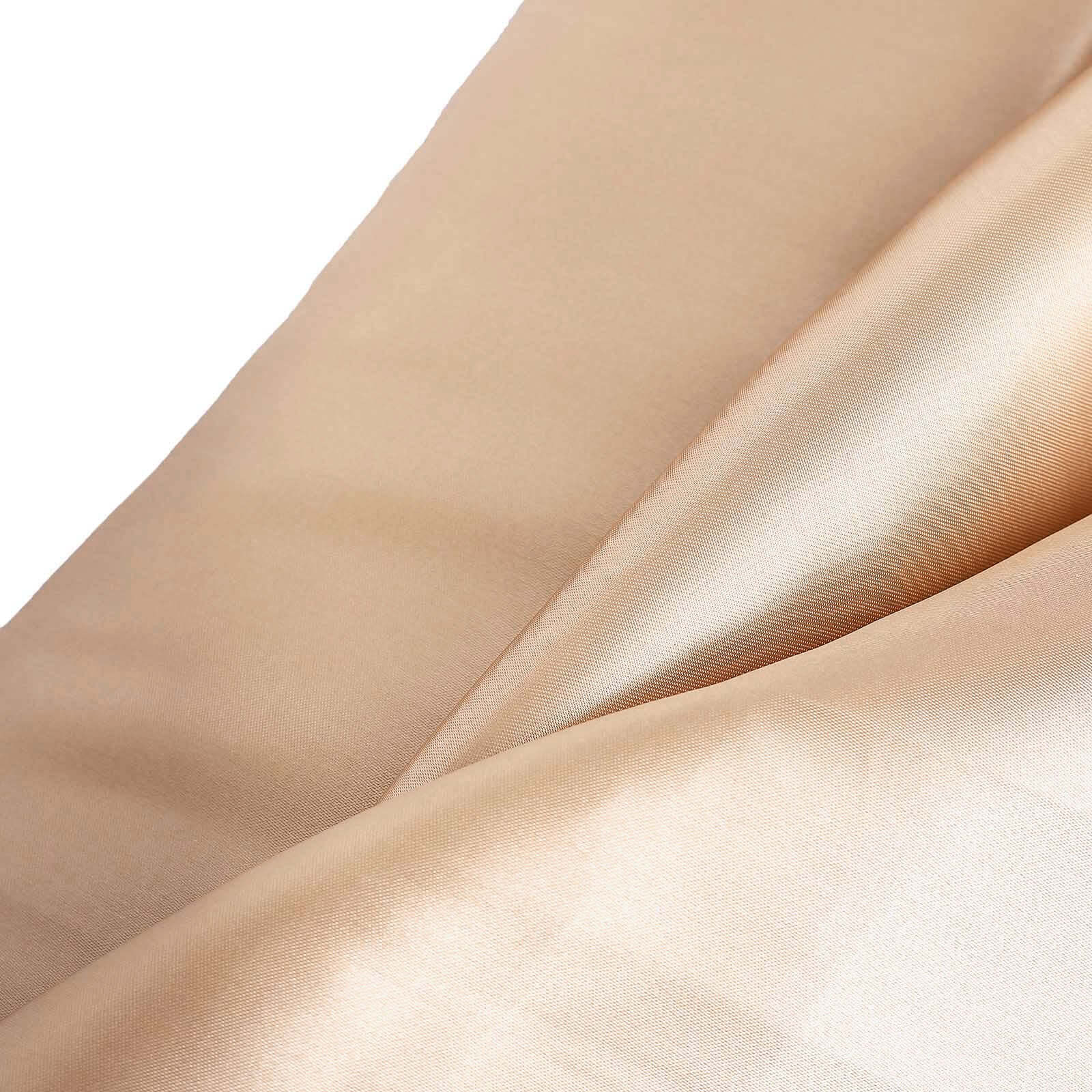 Nude Satin Fabric Bolt 10 Yards x 54" - Image 2