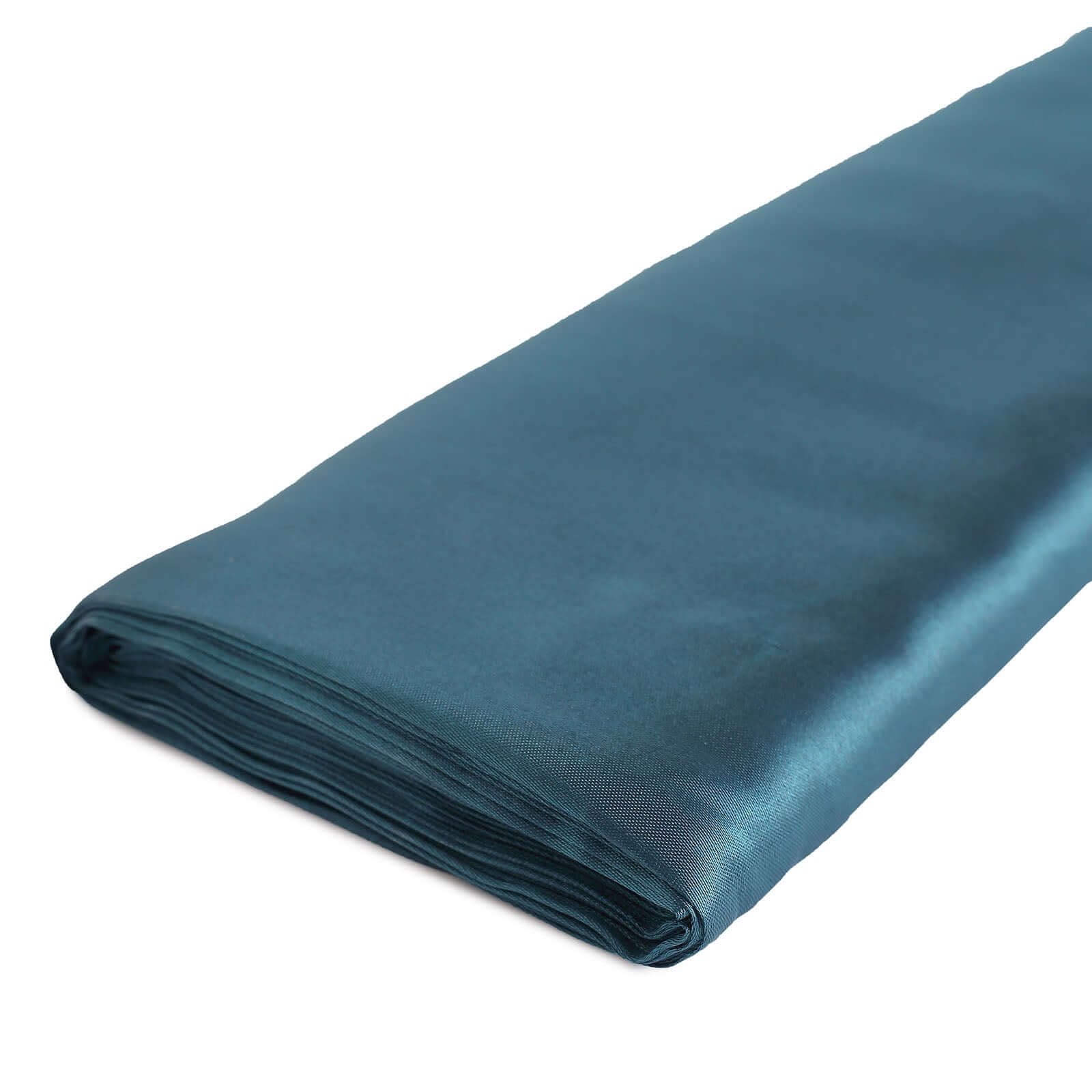 Peacock Teal Satin Fabric Bolt 10 Yards x 54" - Image 8