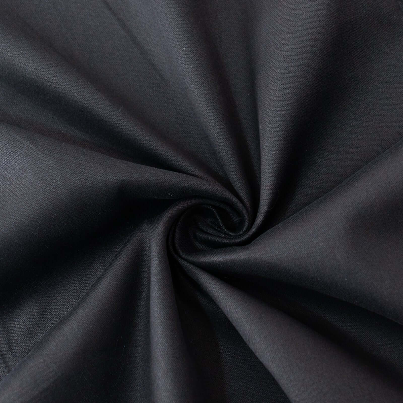 100% Cotton Rectangle Tablecloth 60"x102" Black Linen - Soft & Breathable Table Cover - Image 8