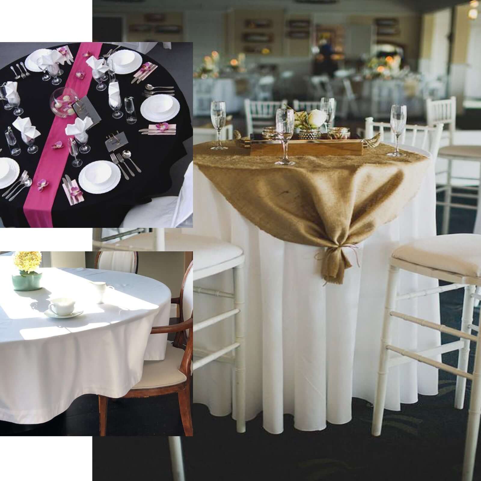 100% Cotton Round Tablecloth 70" White Linen - Soft & Breathable Table Cover for Stylish Tablescapes - Image 5