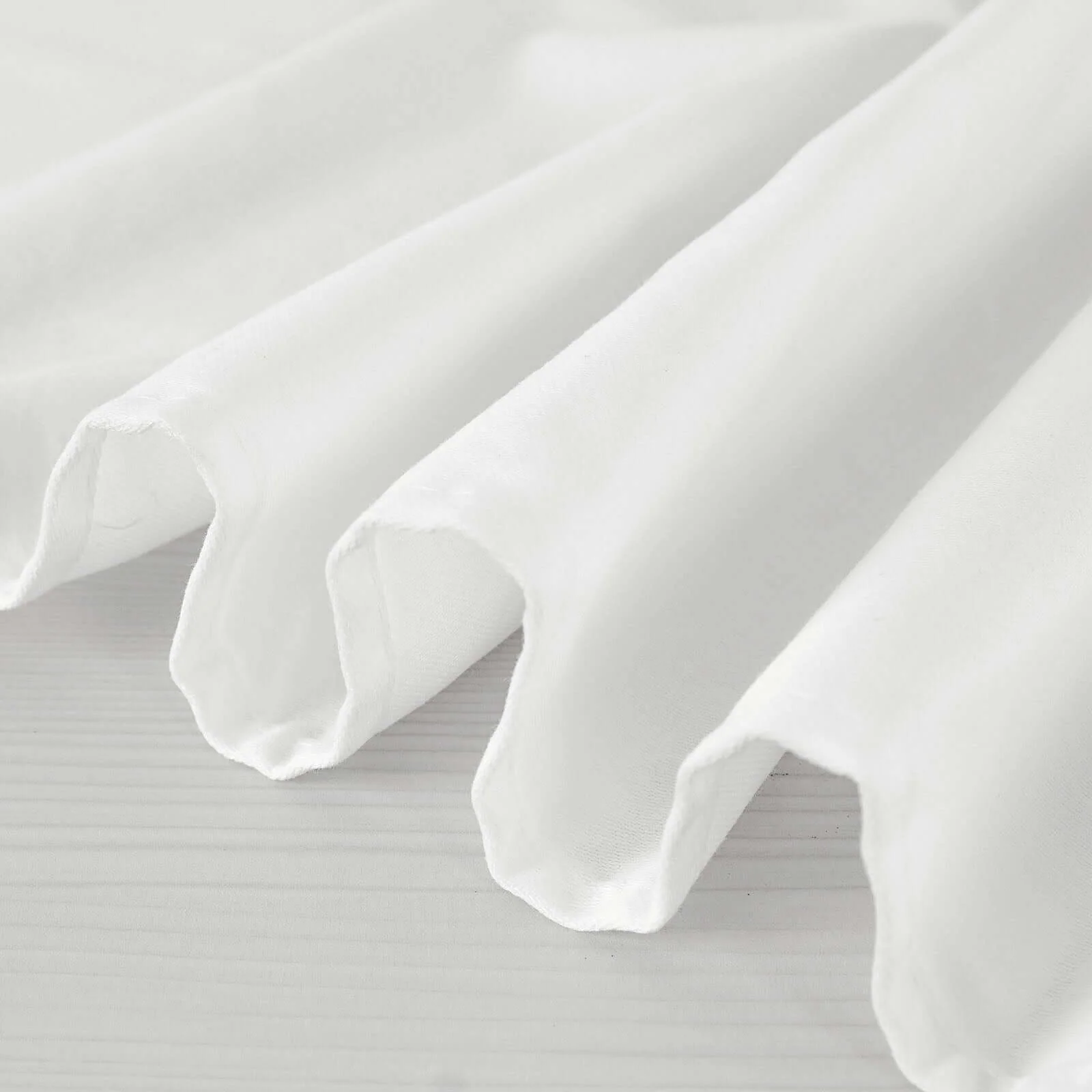 100% Cotton Square Table Overlay 90"x90" White Linen - Soft & Breathable Table Topper for Stylish Tablescapes - Image 8