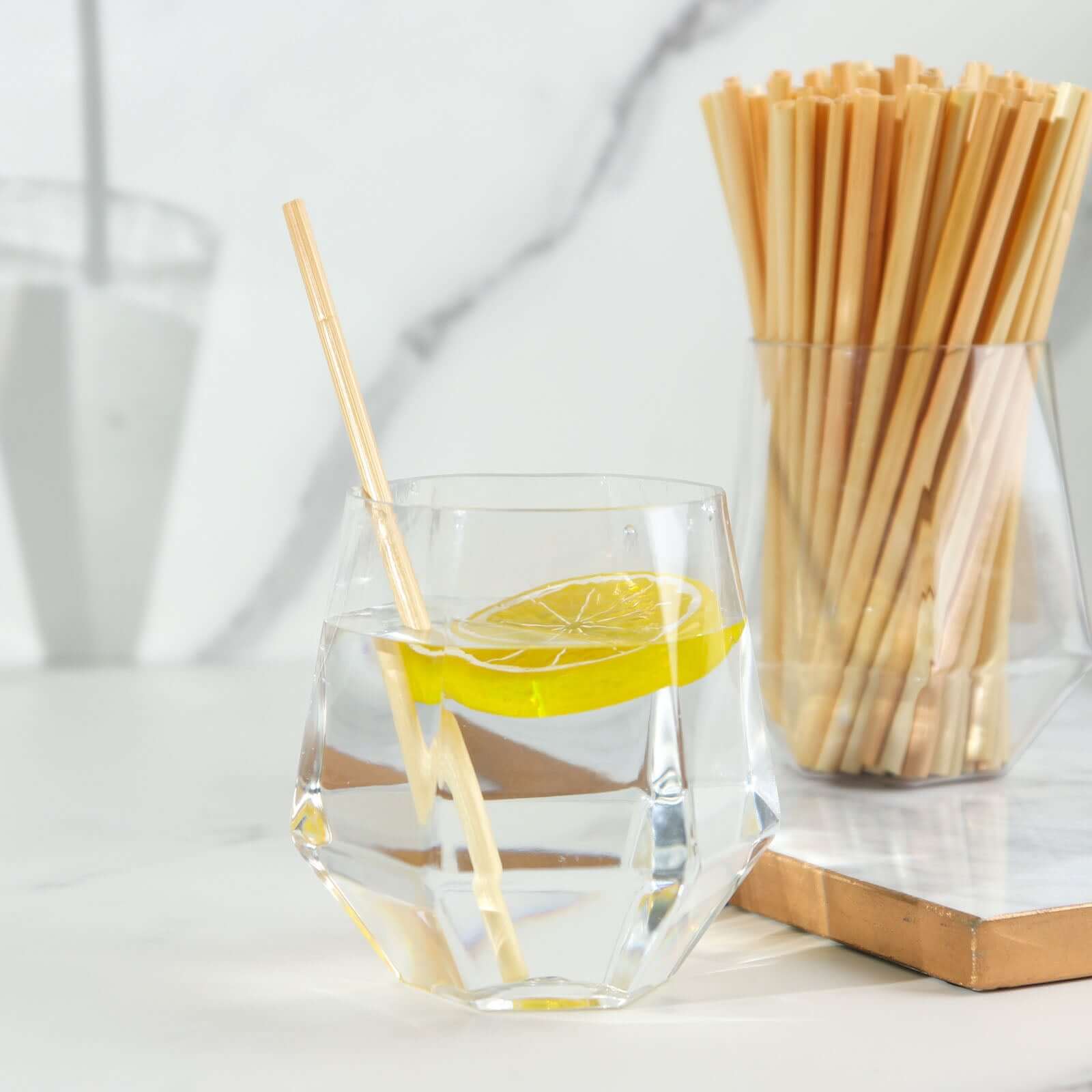 100-Pack Compostable Straws 6" Plant Based 100% Plastic Free - Eco-Friendly Wheat Drinking Straws - Image 6