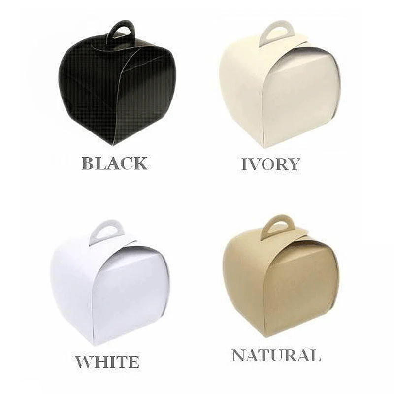 100 Pack Personalized Diamond Monogram Tote Wedding Favor Gift Boxes, Cupcake Party Boxes - Image 4