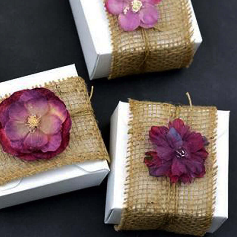100 Pack Personalized Mini Cake Wedding Favor Gift Boxes With Large Emblem 4"x4"x2" - Image 2