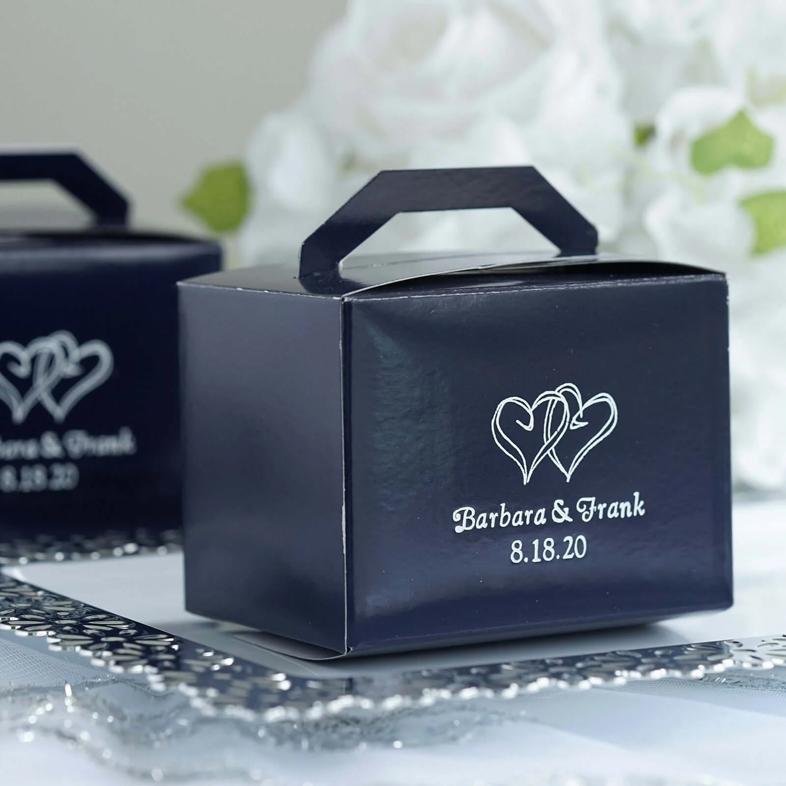 100 Pack Personalized Tote Wedding Favor Party Gift Boxes - Image 3
