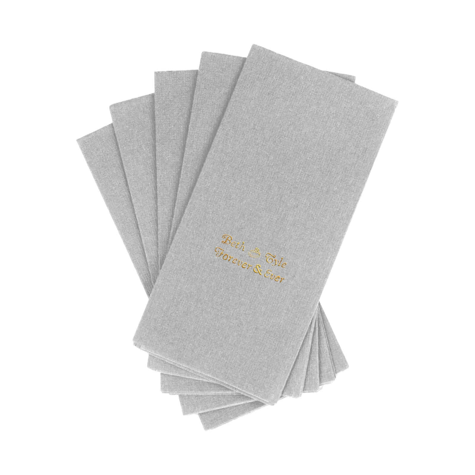 100-Pack Soft Airlaid Paper Dinner Napkins Personalized Small Emblem - Custom Highly Absorbent Party Napkins - Image 24