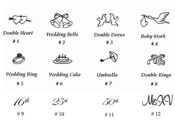 100 Pack White Personalized French A la Mode Favor Gift Boxes, Custom Wedding Favors - Image 7