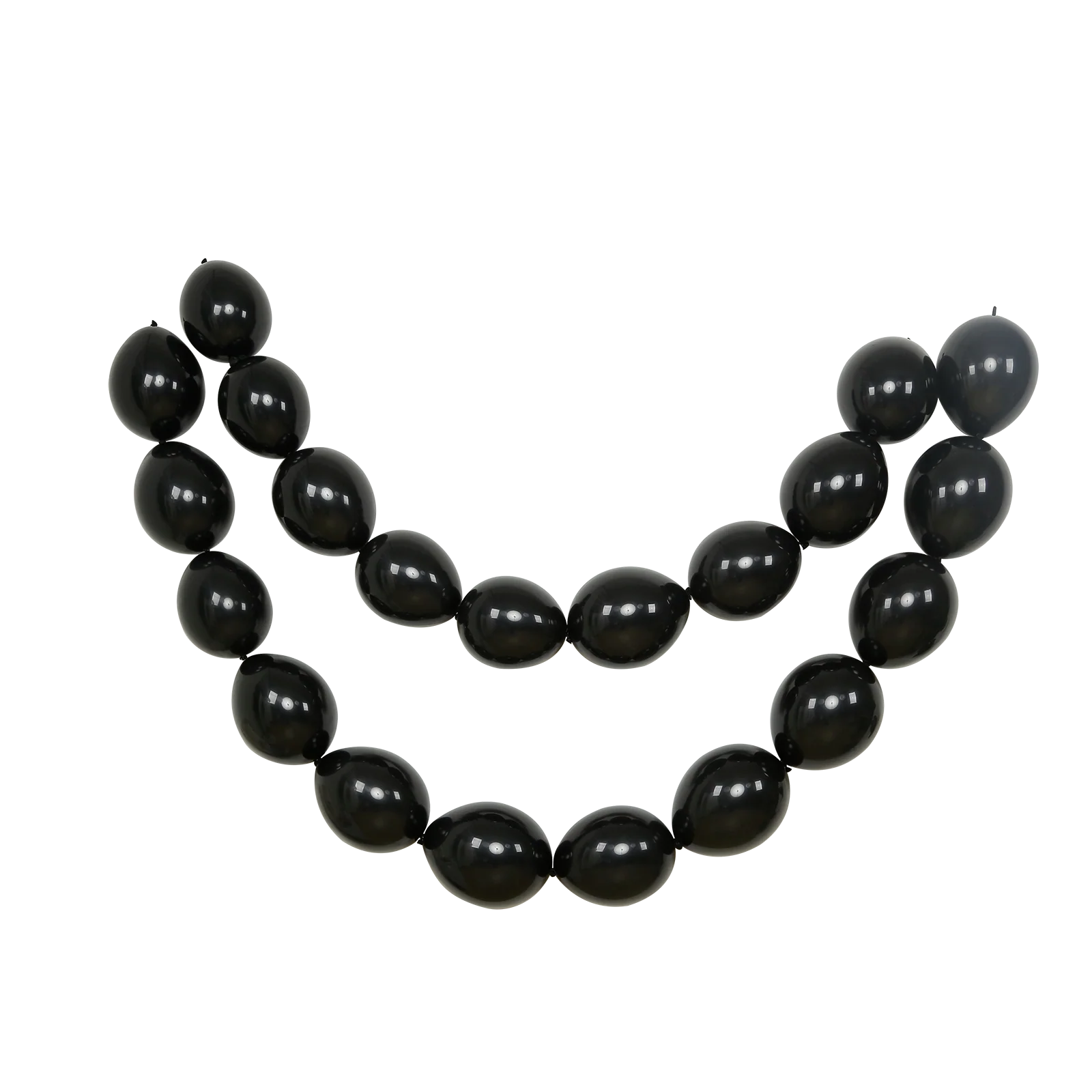 100 Pcs Biodegradable Quick Link Balloons 12" Matte Pastel Black, Latex Linking Balloons for Balloon Chains, Garland, Arch, Backdrop & Wall Decor - Image 10
