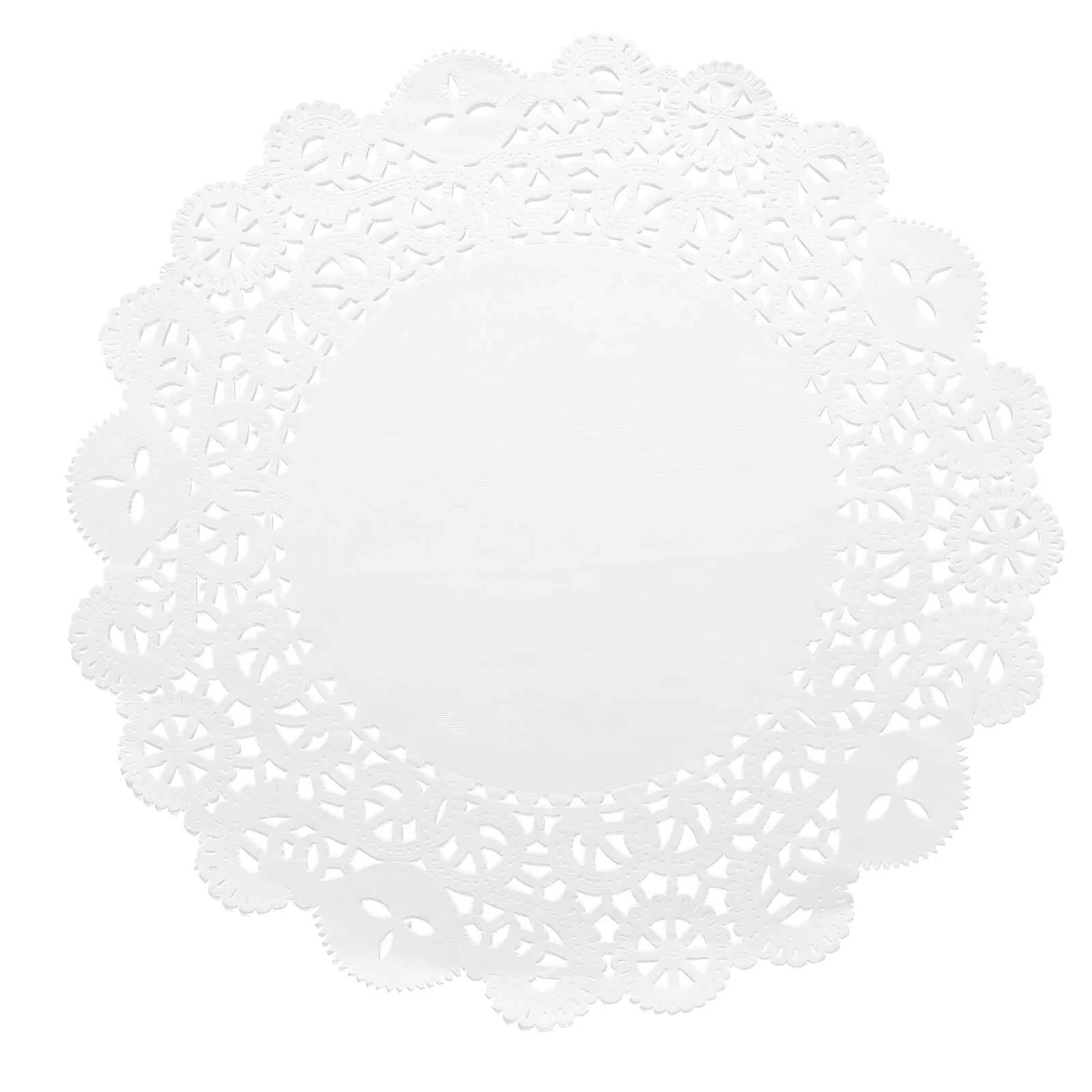 100 Pcs Paper Round Placemats 14" White - Food Grade Lace Paper Doilies for Desserts, Crafts & Table Decor - Image 7