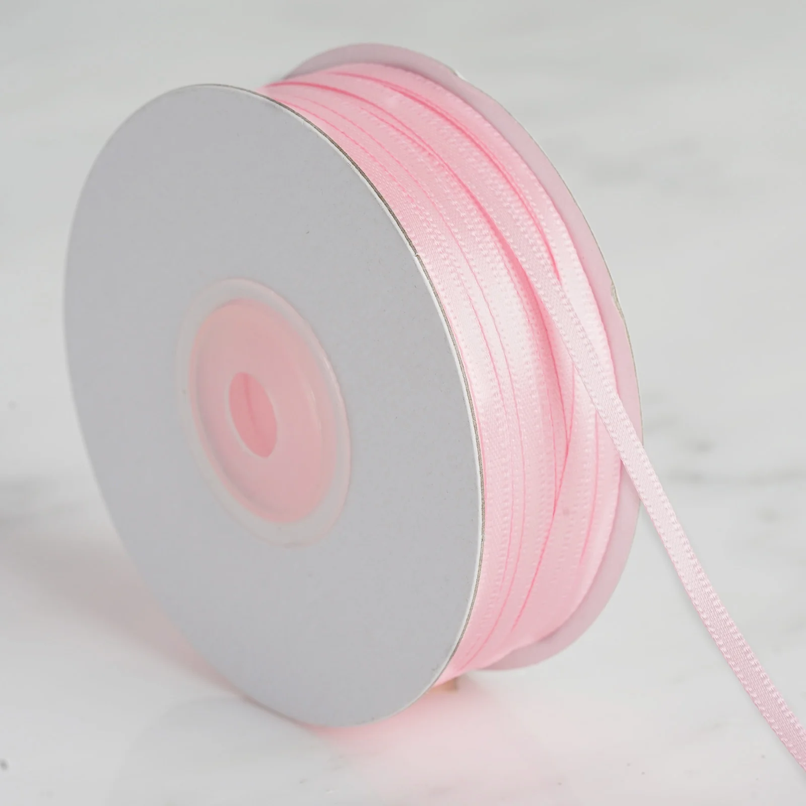 Pink Satin Ribbon 100 Yards 1/8" - Image 3