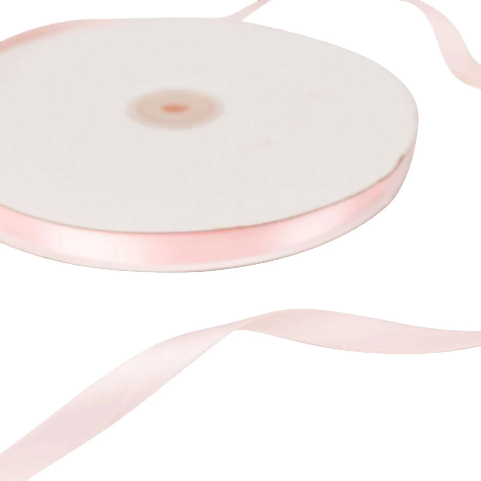 Blush Single Face Decorative Satin Ribbon 100 Yards 3/8" - Image 8