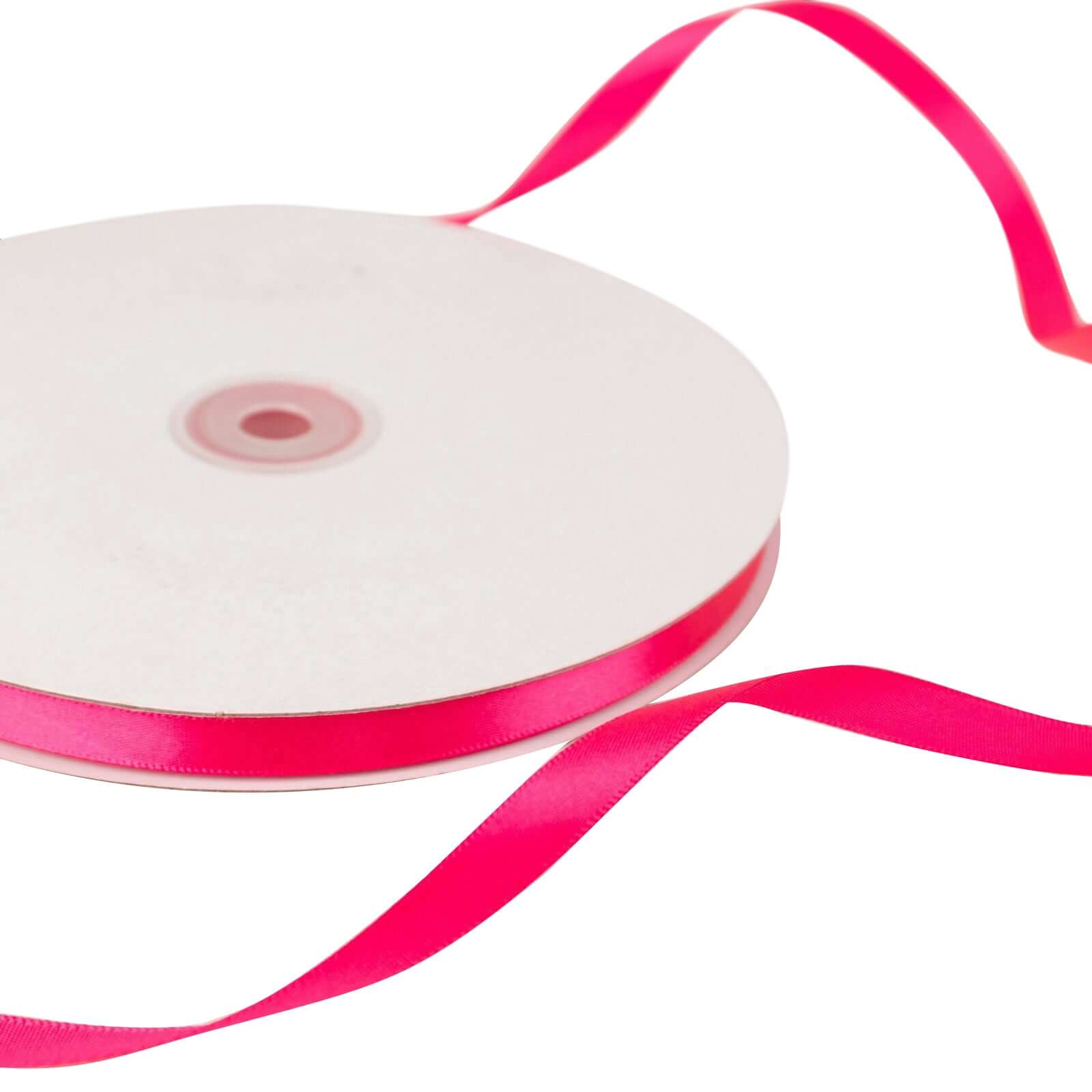 Fuchsia Single Face Decorative Satin Ribbon 100 Yards 3/8" - Image 7