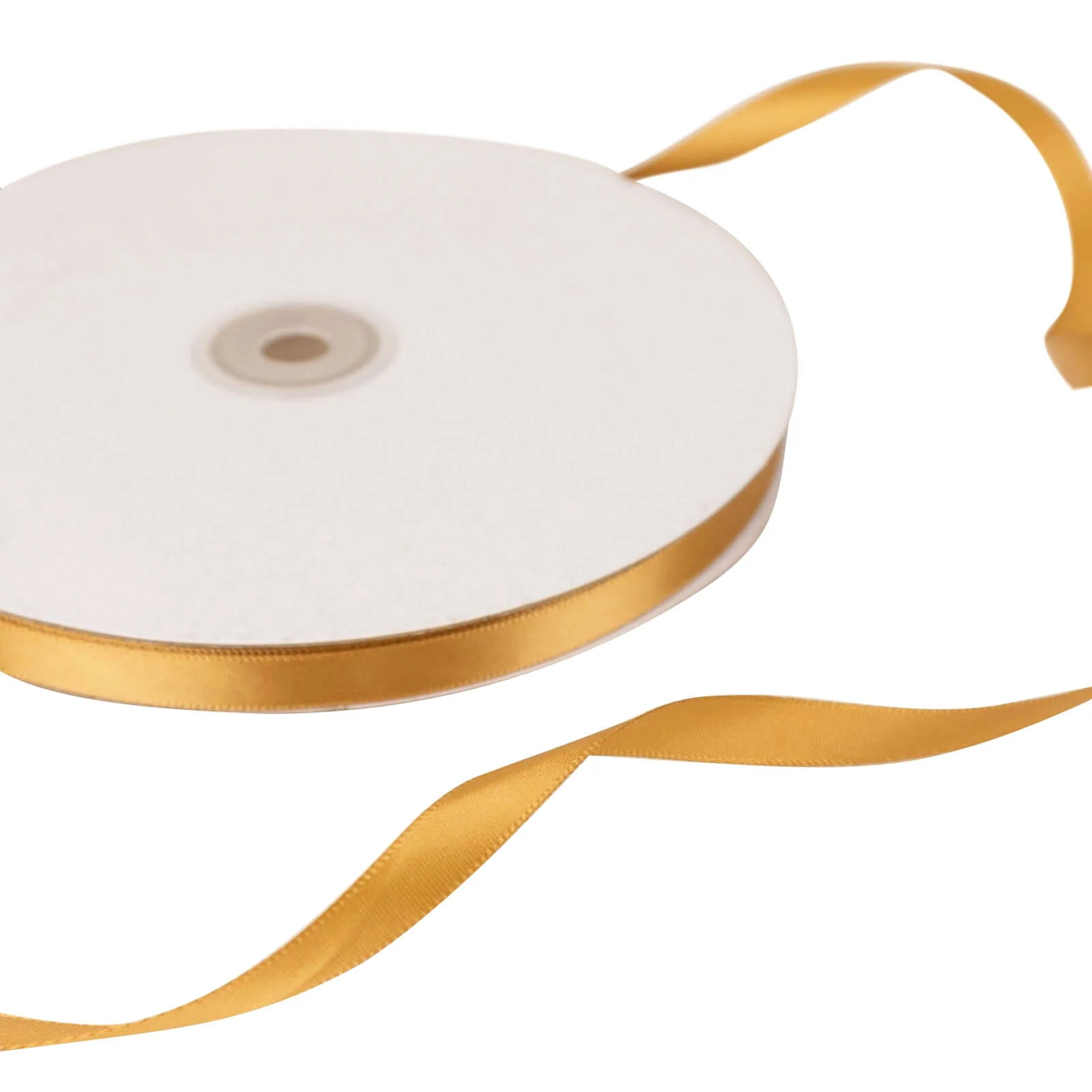 Gold Single Face Decorative Satin Ribbon 100 Yards 3/8" - Image 7
