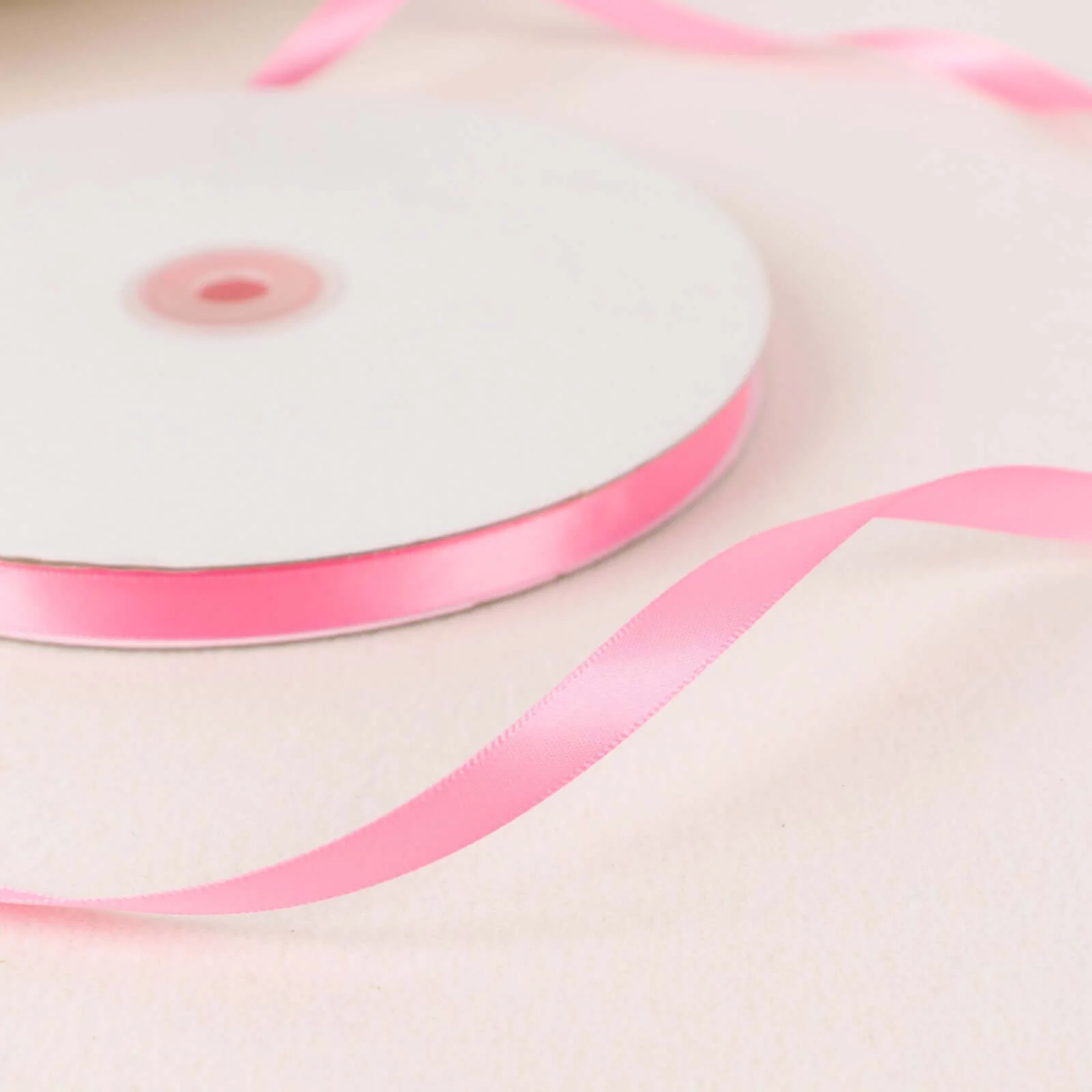 Pink Single Face Decorative Satin Ribbon 100 Yards 3/8" - Image 5