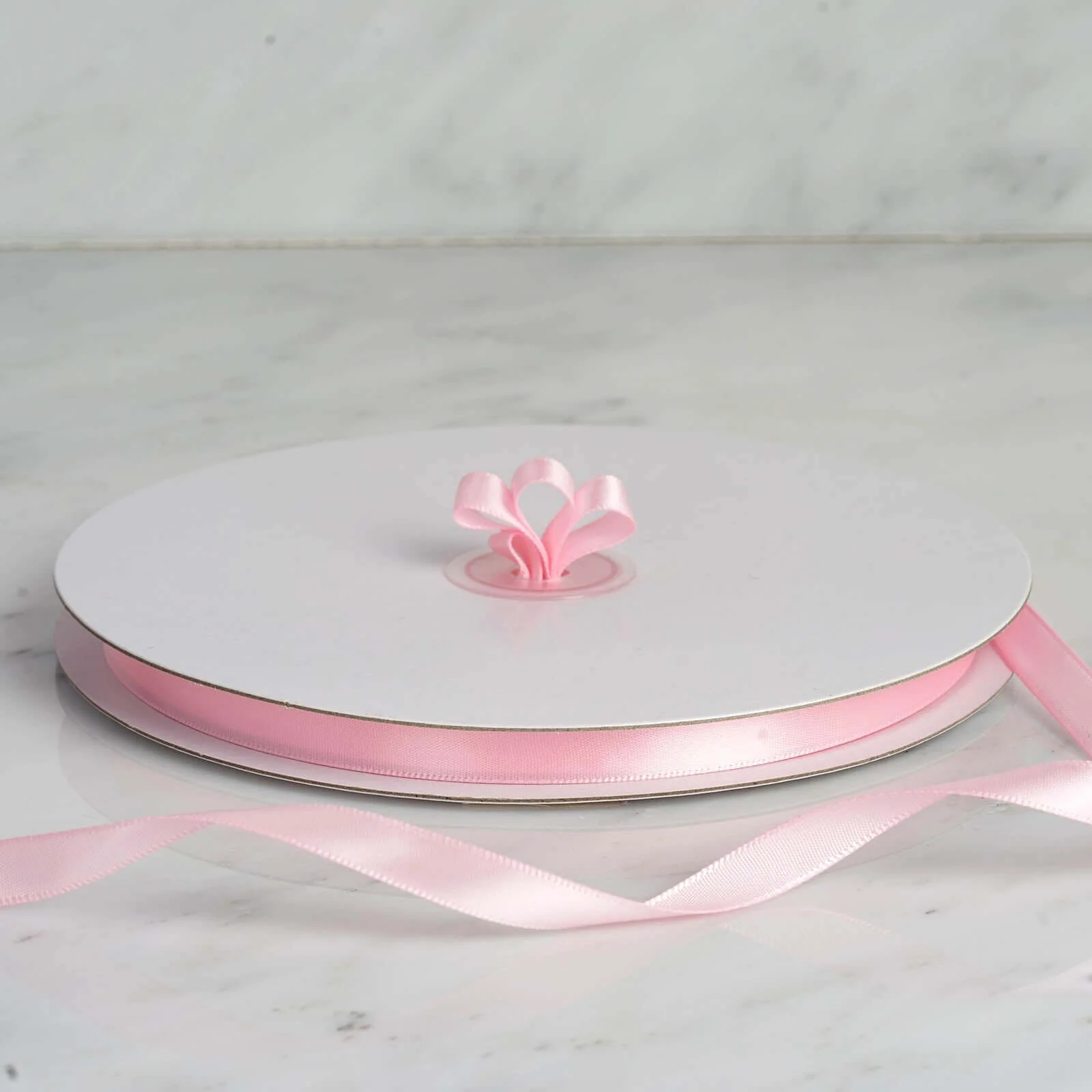 Pink Single Face Decorative Satin Ribbon 100 Yards 3/8" - Image 6