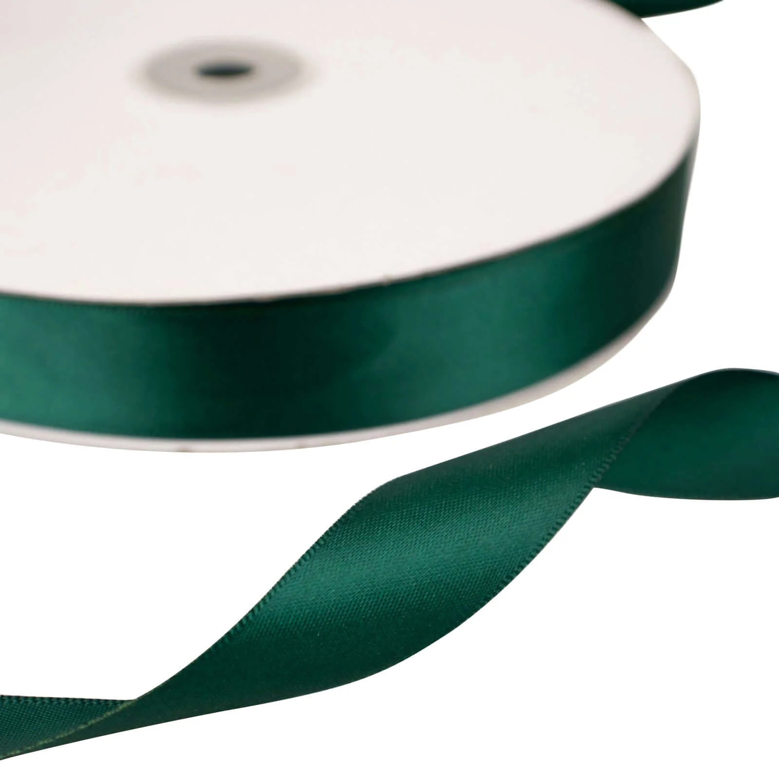 Hunter Emerald Green Single Face Decorative Satin Ribbon 100 Yards 7/8" - Image 7
