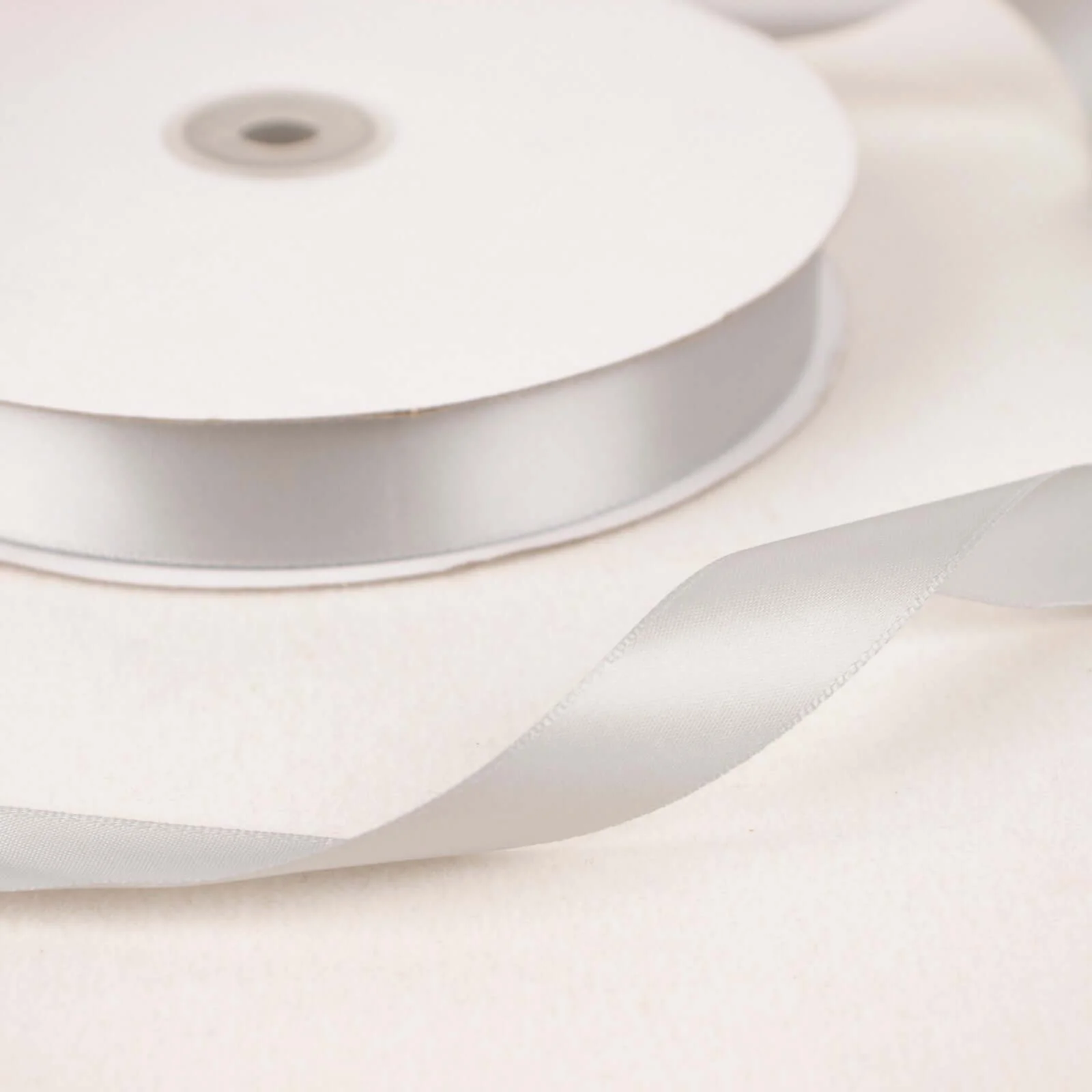 Silver Single Face Decorative Satin Ribbon 100 Yards 7/8" - Image 11