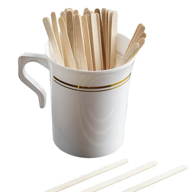 1000-Pack Birchwood Coffee Stirrers 4.5" Natural - Eco-Friendly Wooden Stir Sticks for Hot & Cold Drinks - Image 11