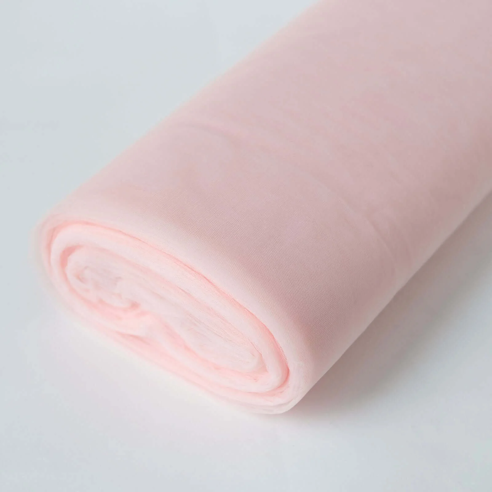 Blush Tulle Fabric Bolt, DIY Craft Fabric Roll 108"x50 Yards - Image 3