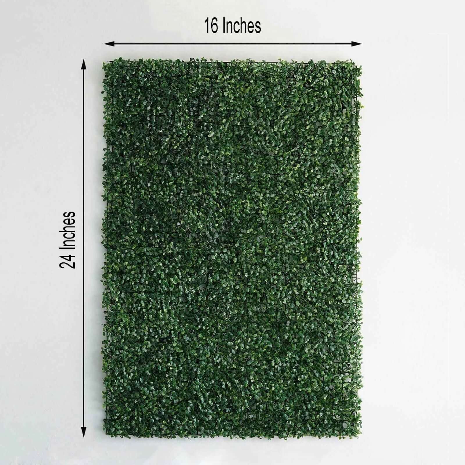 Dark Green Boxwood Hedge Garden Wall Backdrop Mat 4 Artificial Panels 11 Sq ft. - Image 3